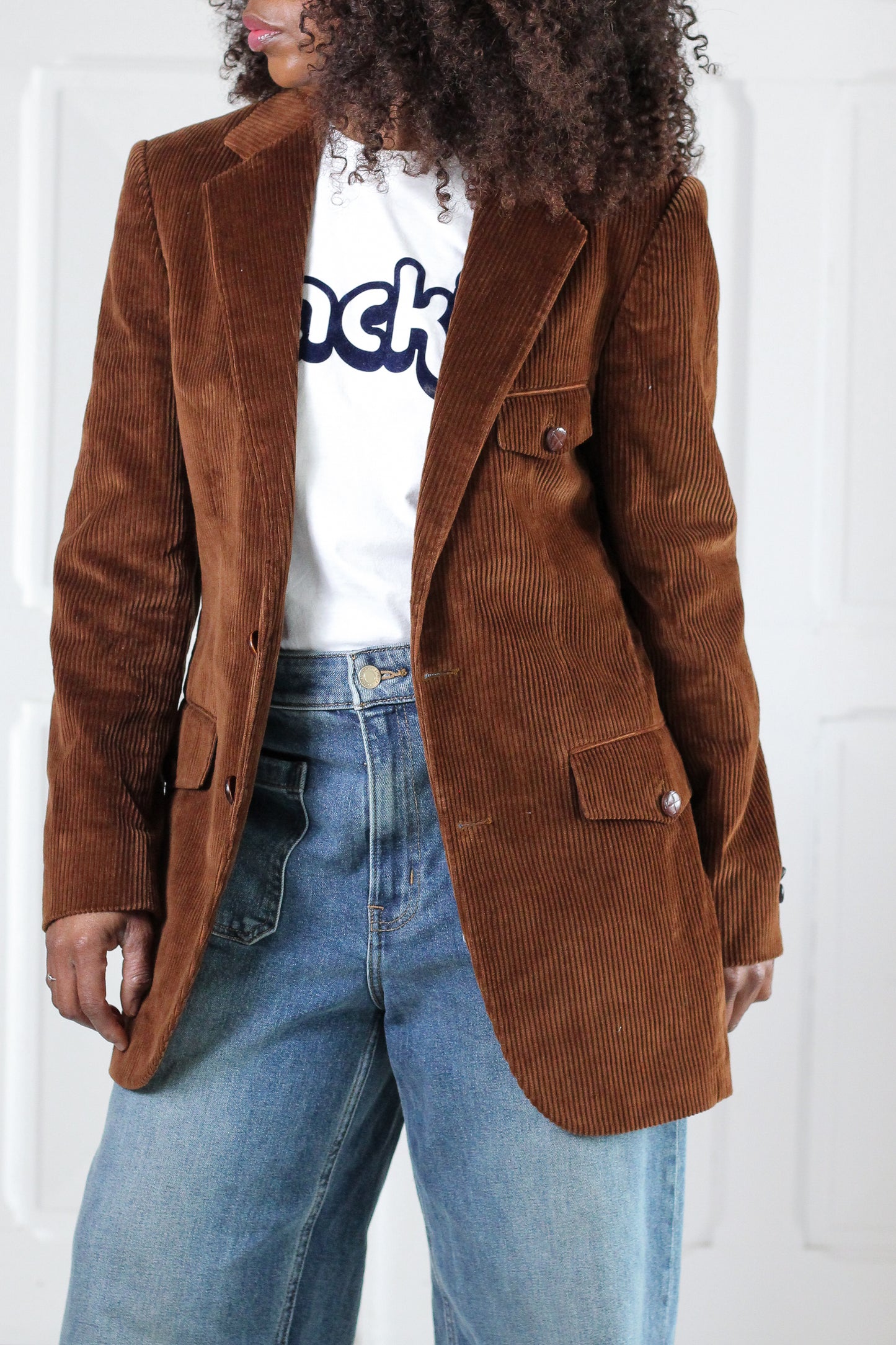 Blazer en velours Velcorex