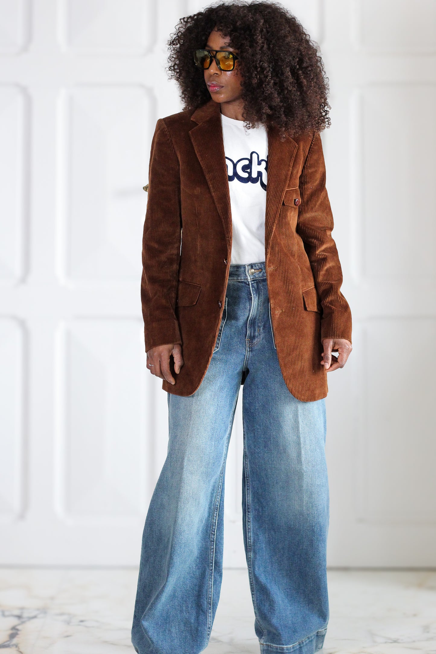 Blazer en velours Velcorex