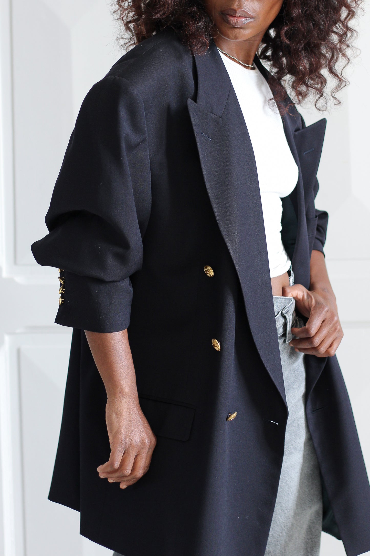 YSL blazer en laine