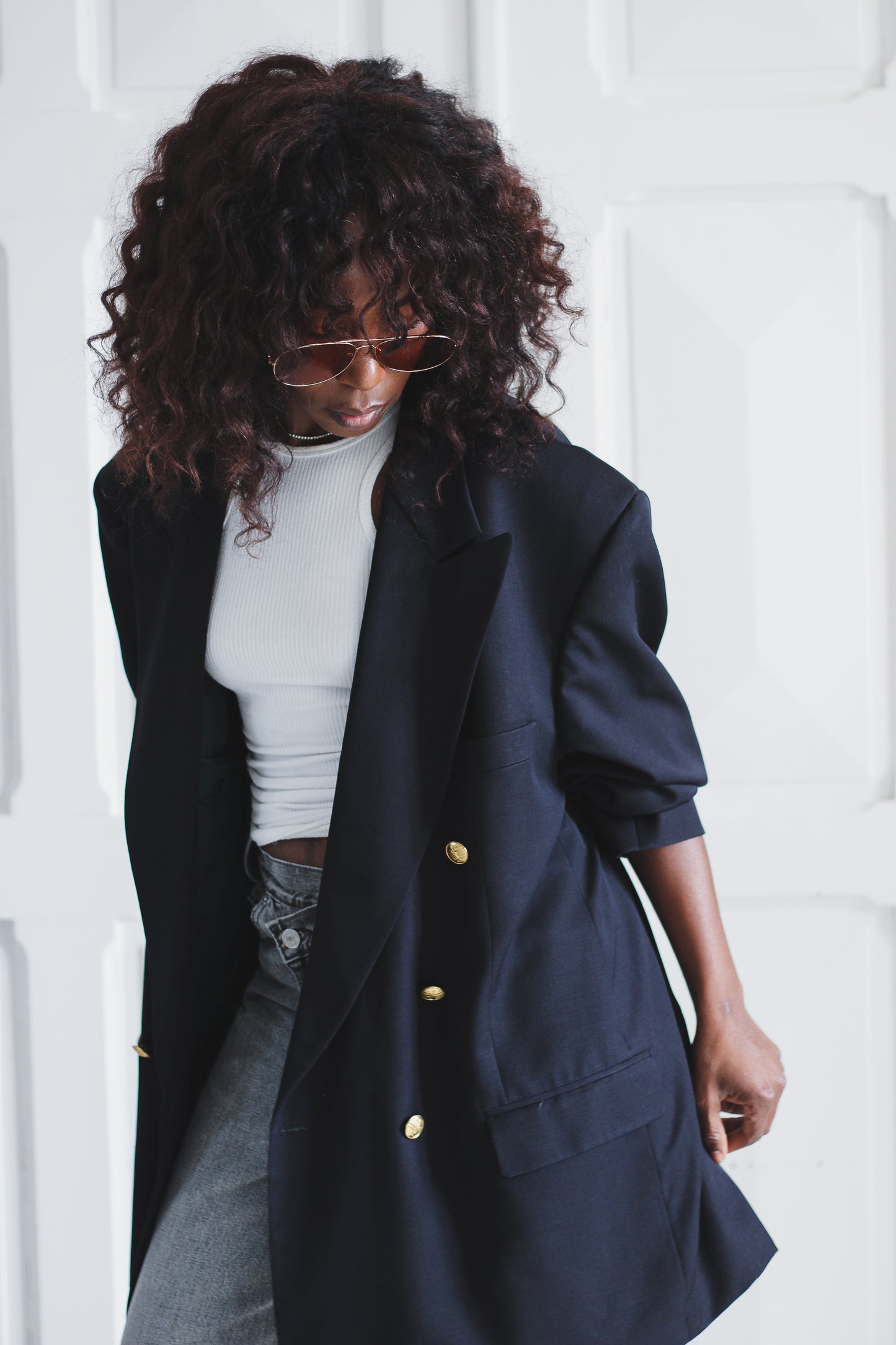 YSL blazer en laine