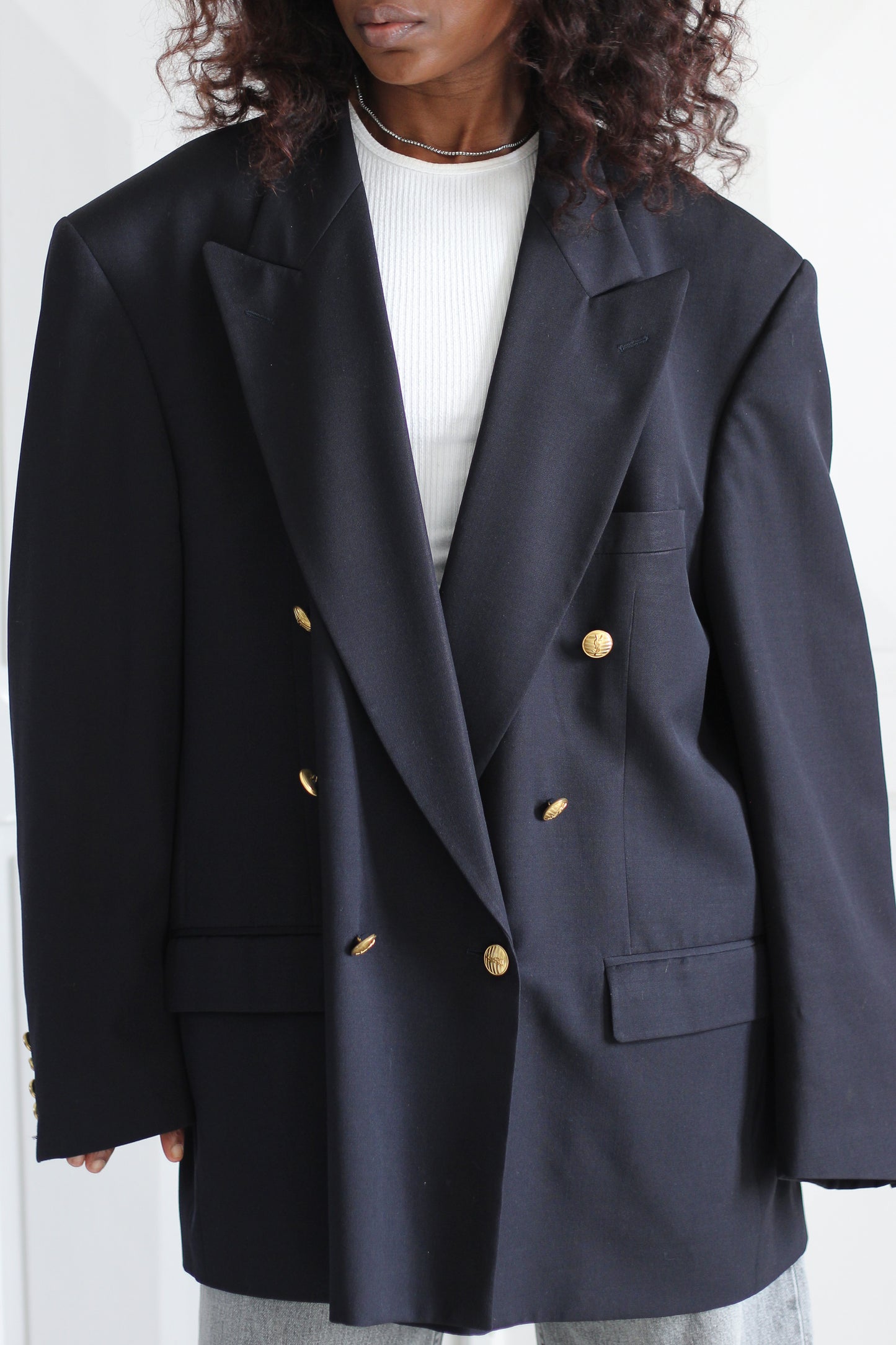 YSL blazer en laine