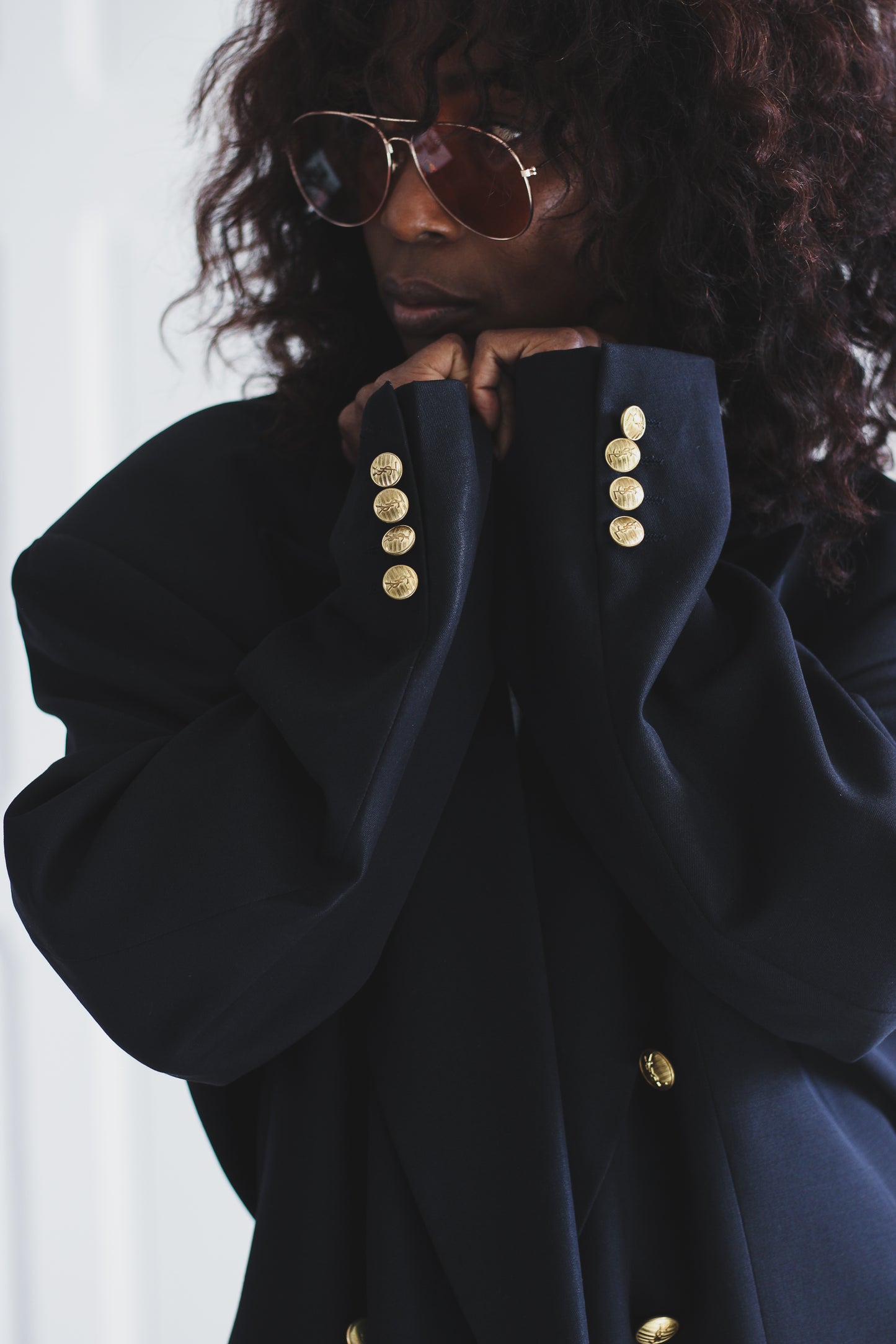 YSL blazer en laine