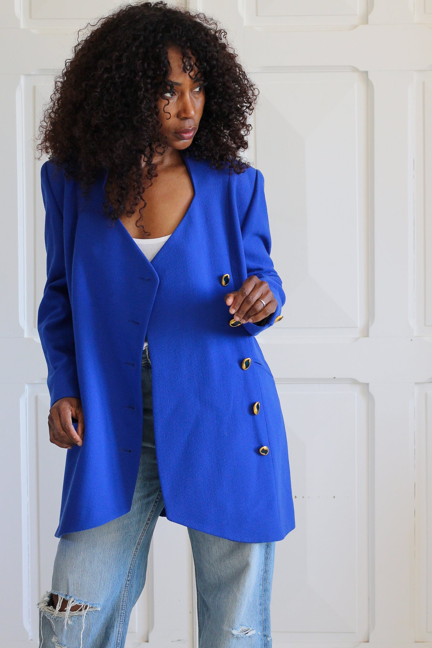 Nelly Cartier blazer en laine