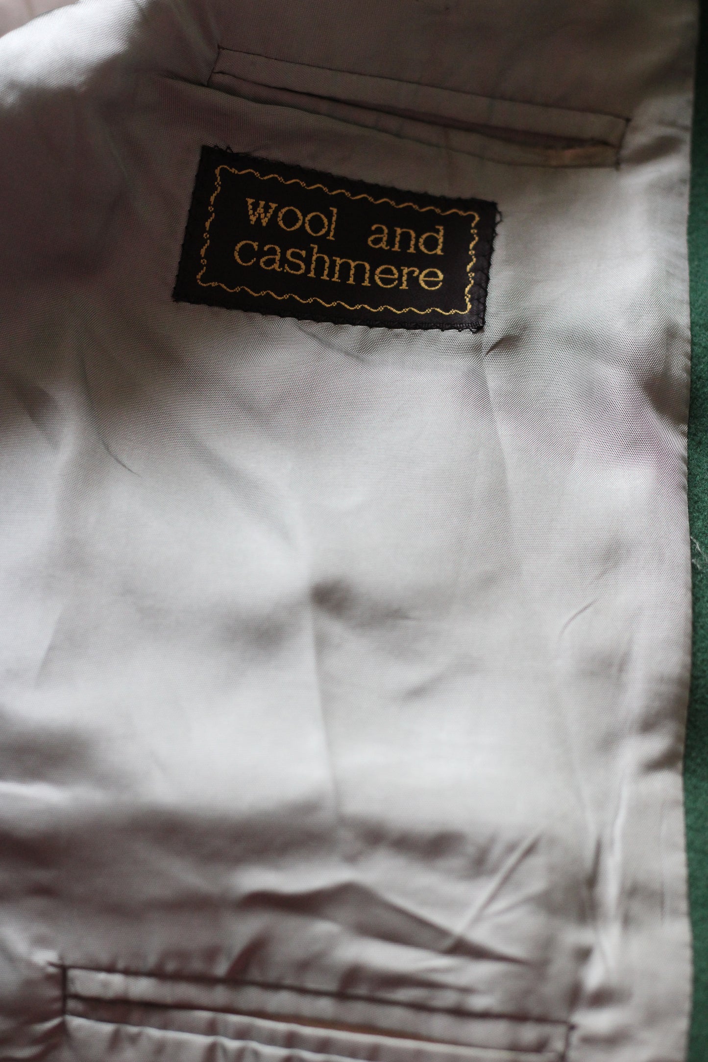 Blazer vintage en cachemire et laine