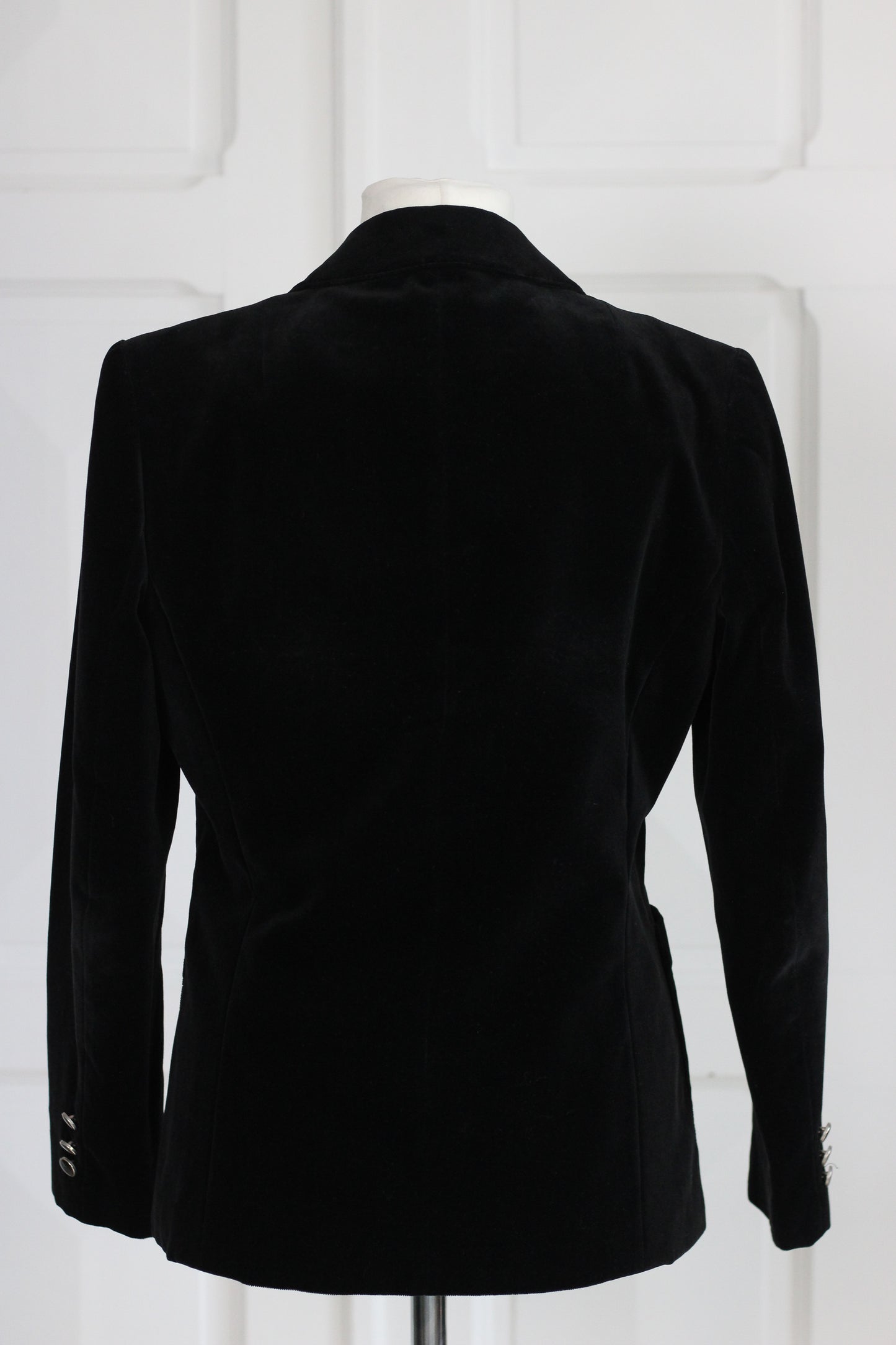 Blazer vintage en velours noir Niedieck