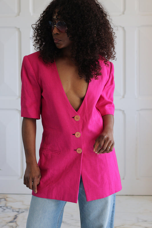 Nelly Cartier blazer rose