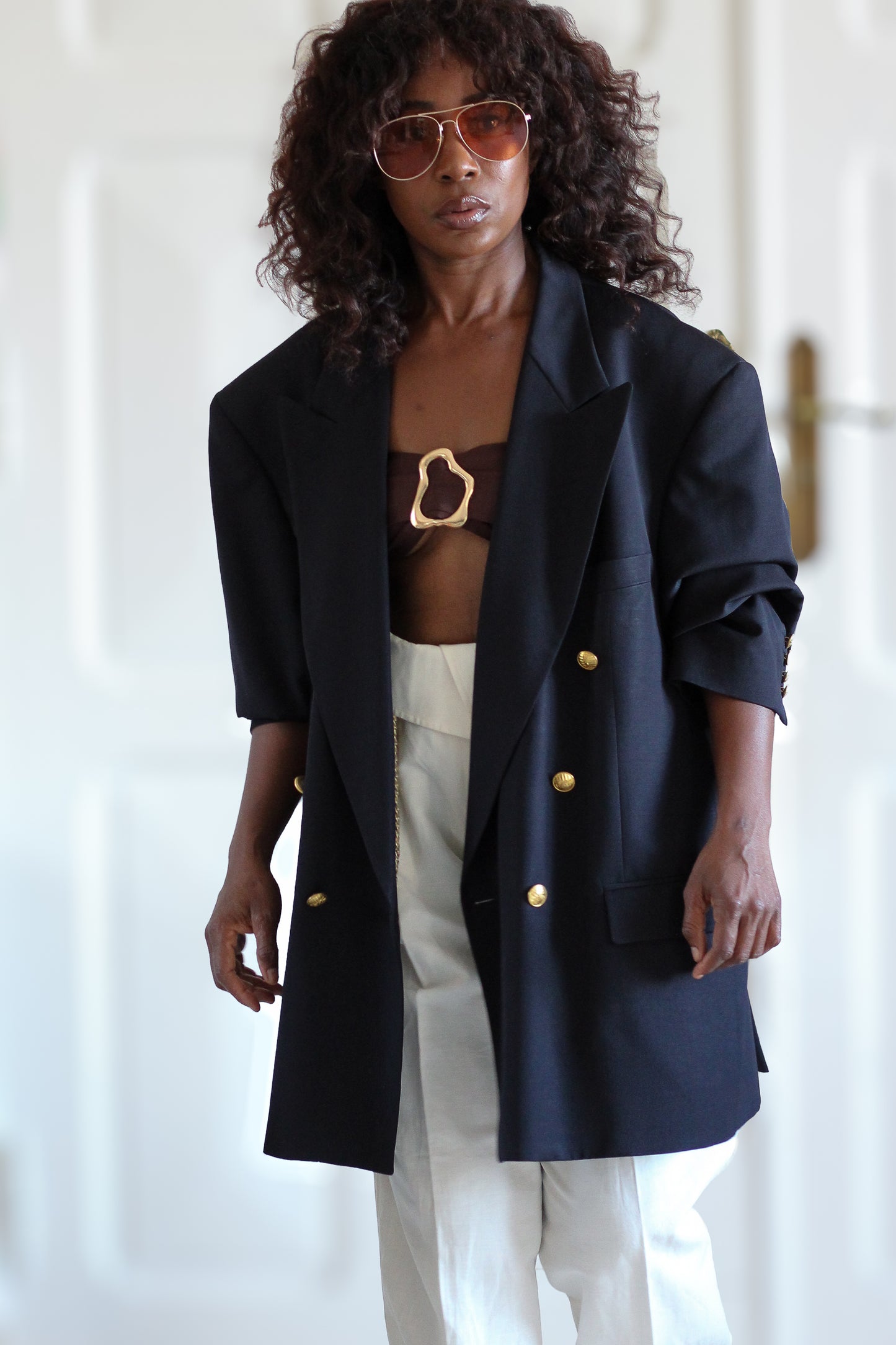 YSL blazer en laine