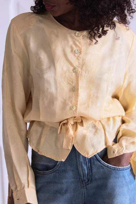 1.2.3 Blouse jaune vintage