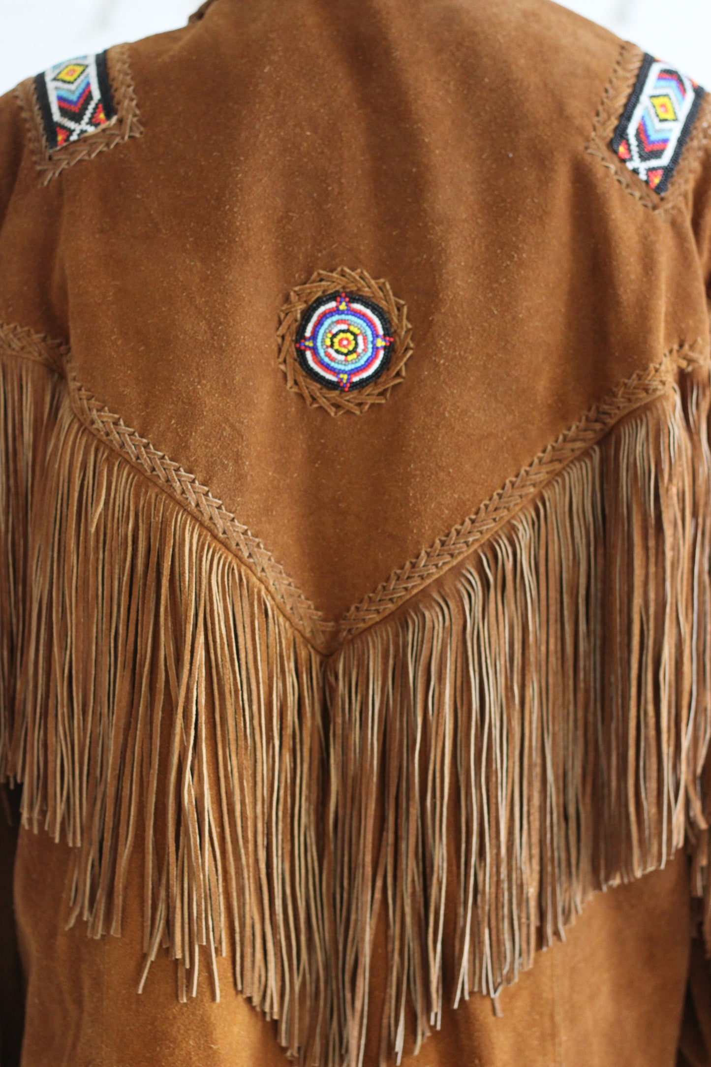 Tatanka Vestee à franges en cuir sude
