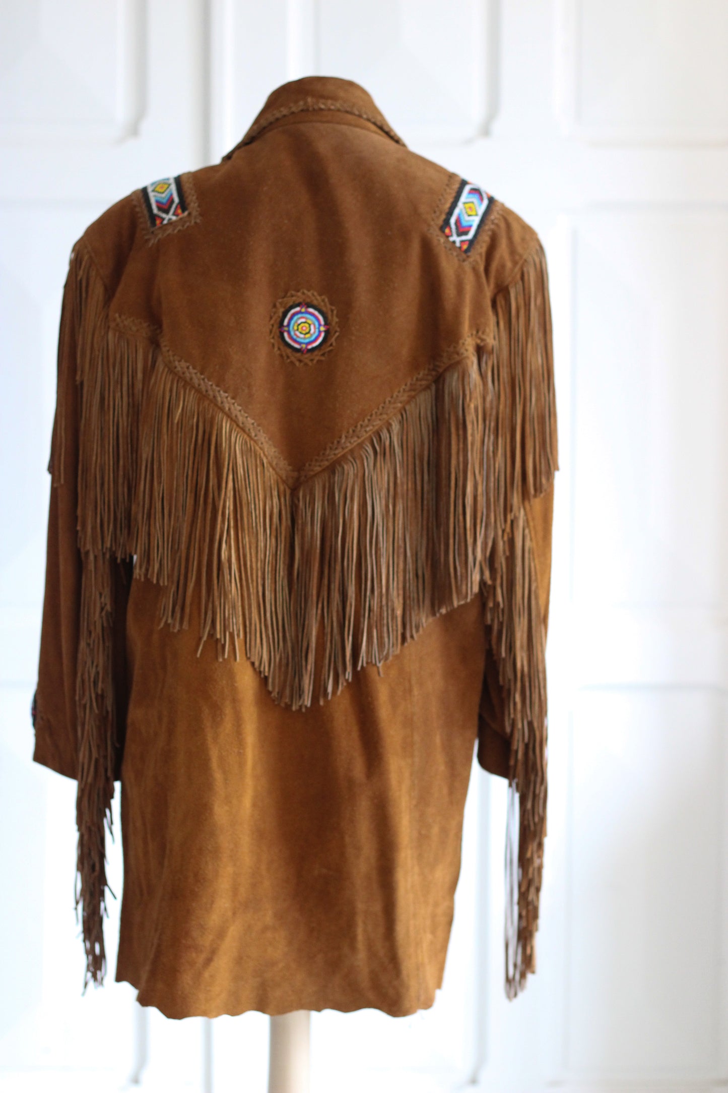 Tatanka Vestee à franges en cuir sude