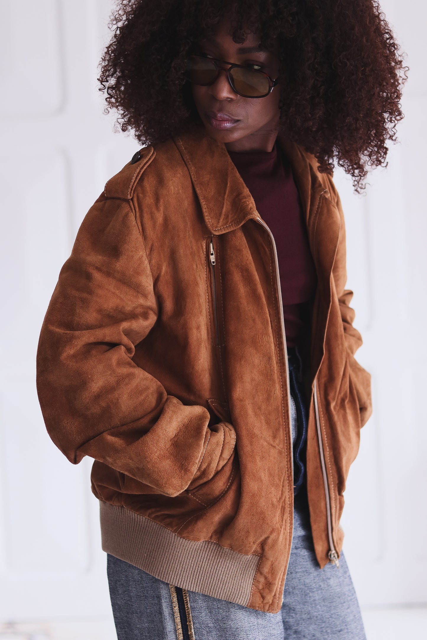 Mascoff veste en daim