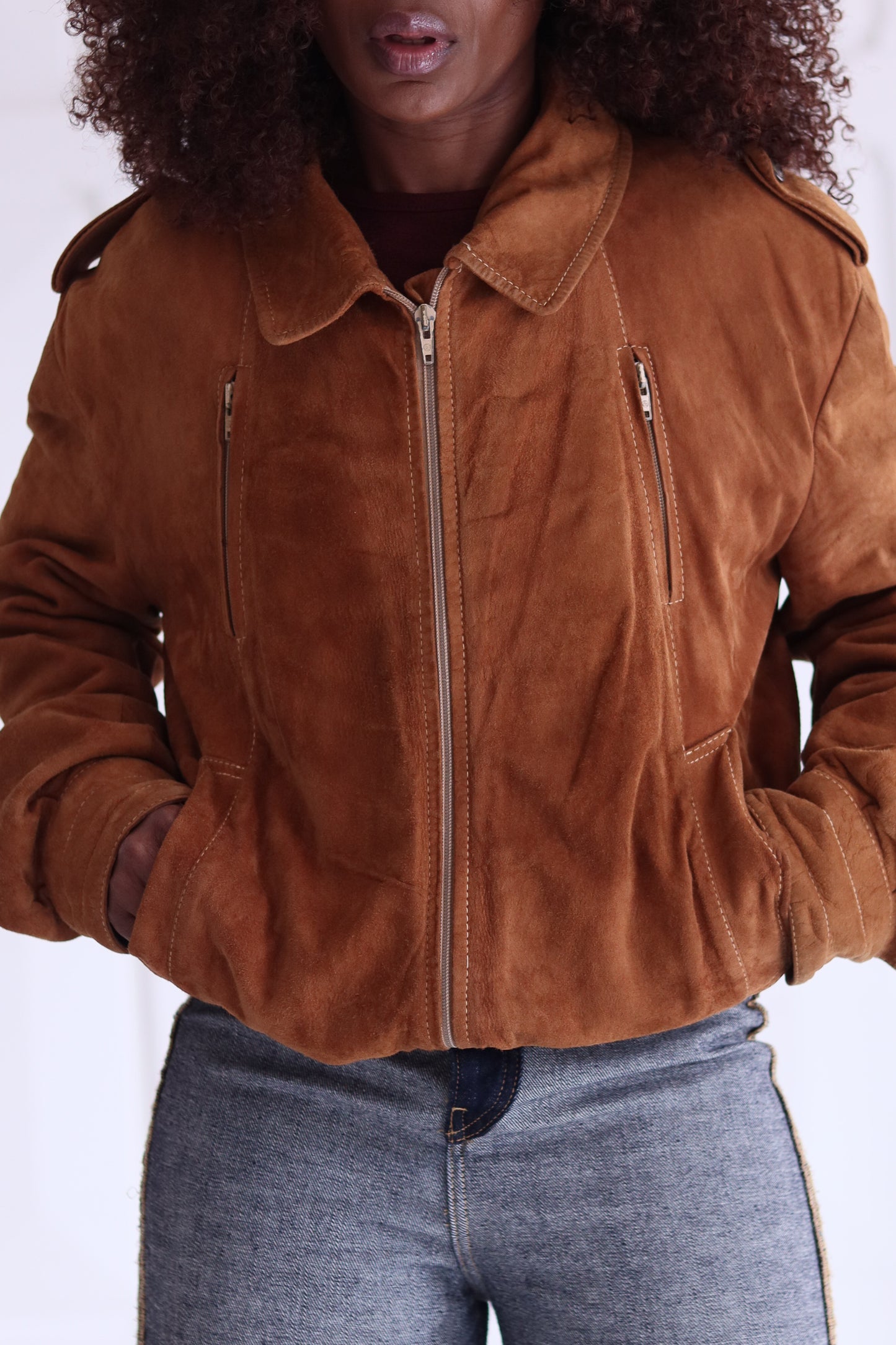 Mascoff veste en daim