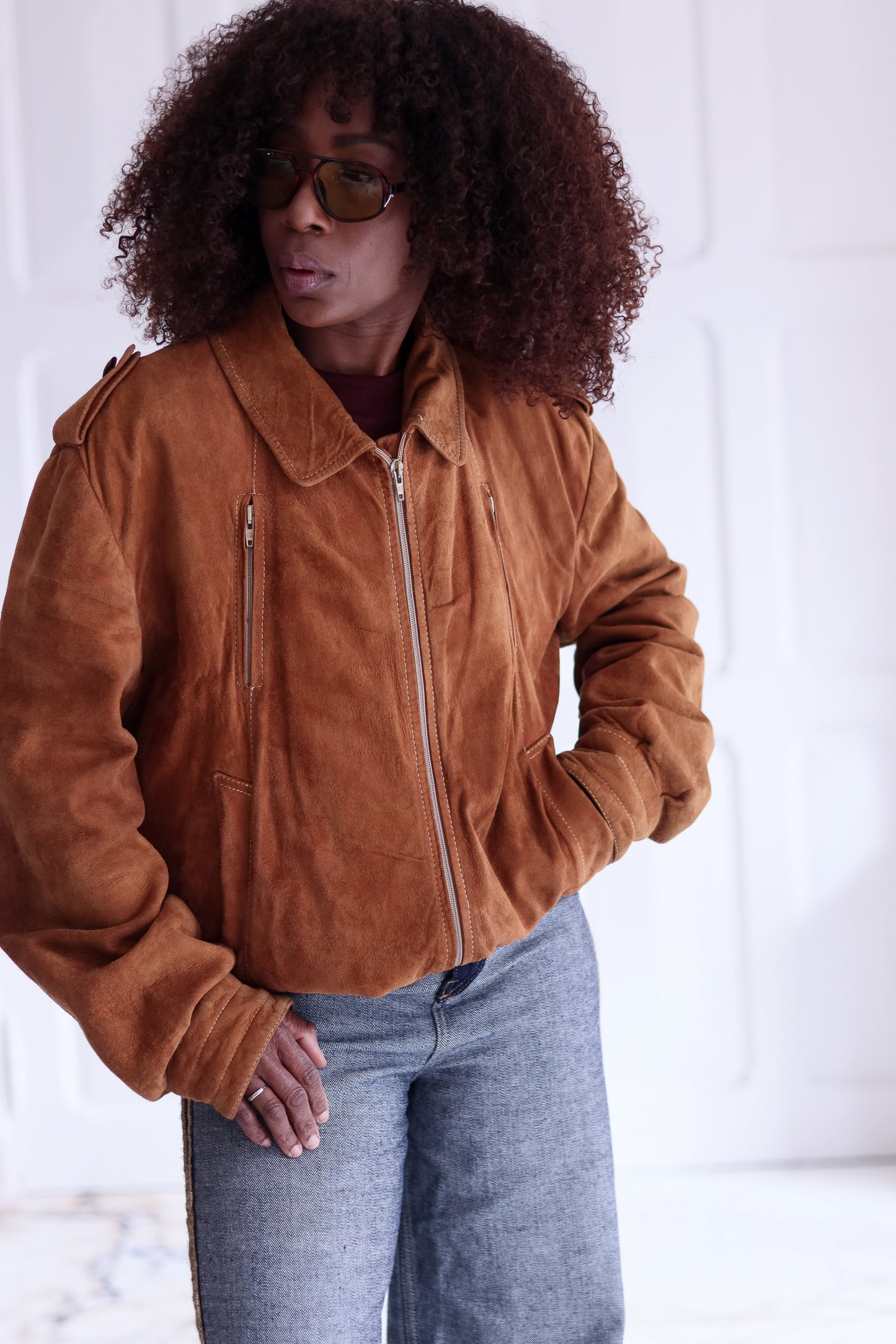 Mascoff veste en daim