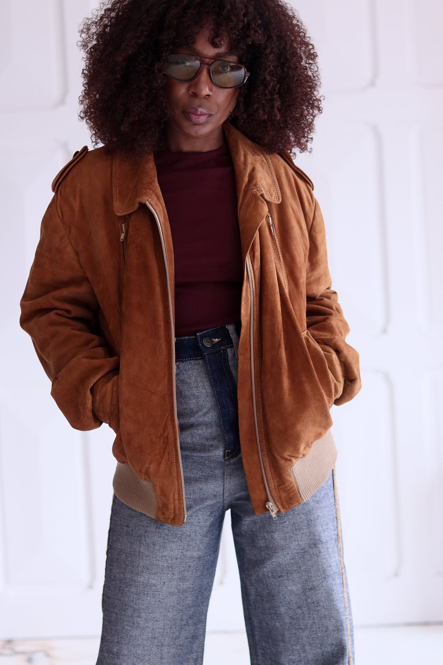 Mascoff veste en daim