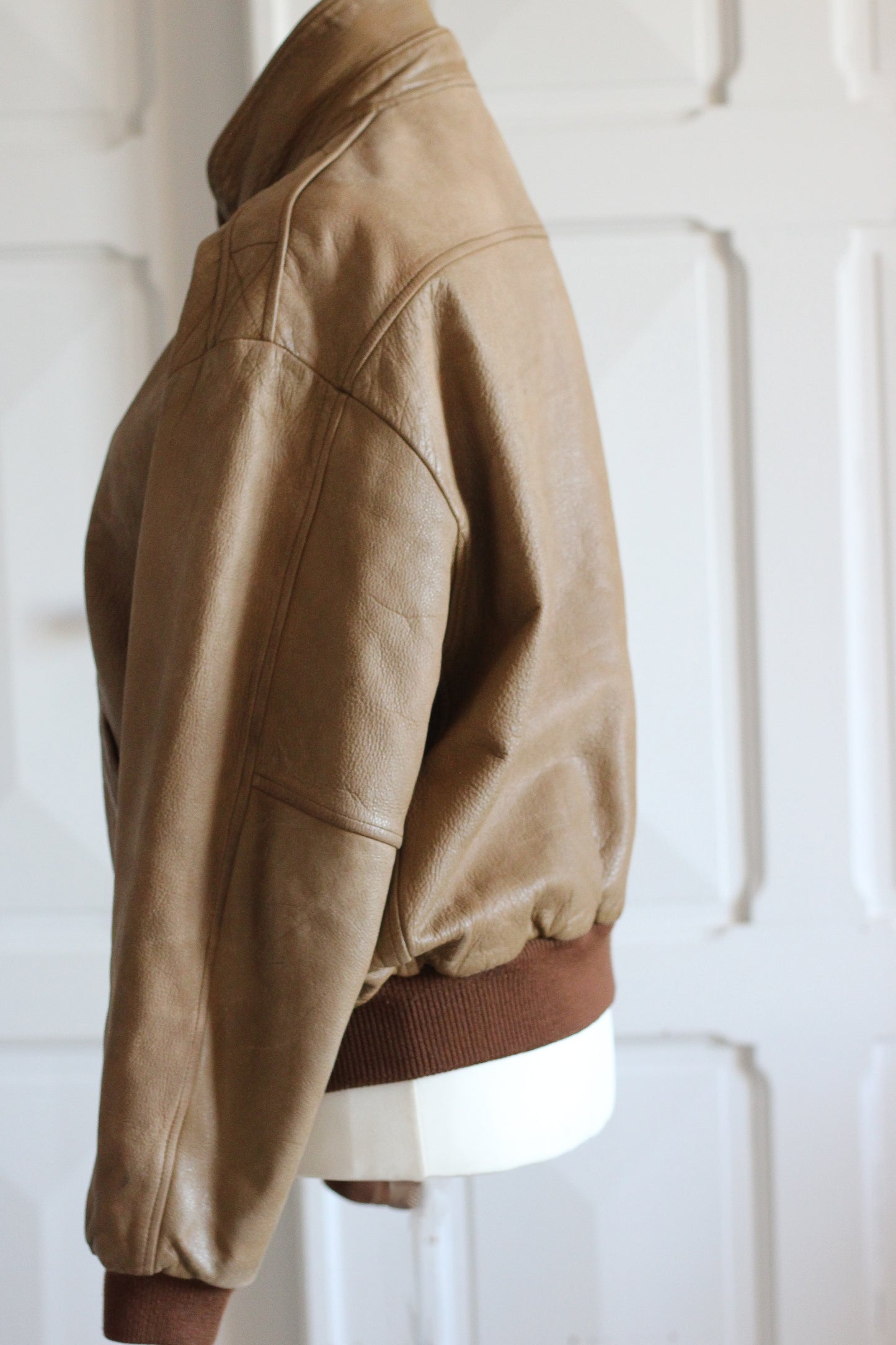 Creeks veste en cuir