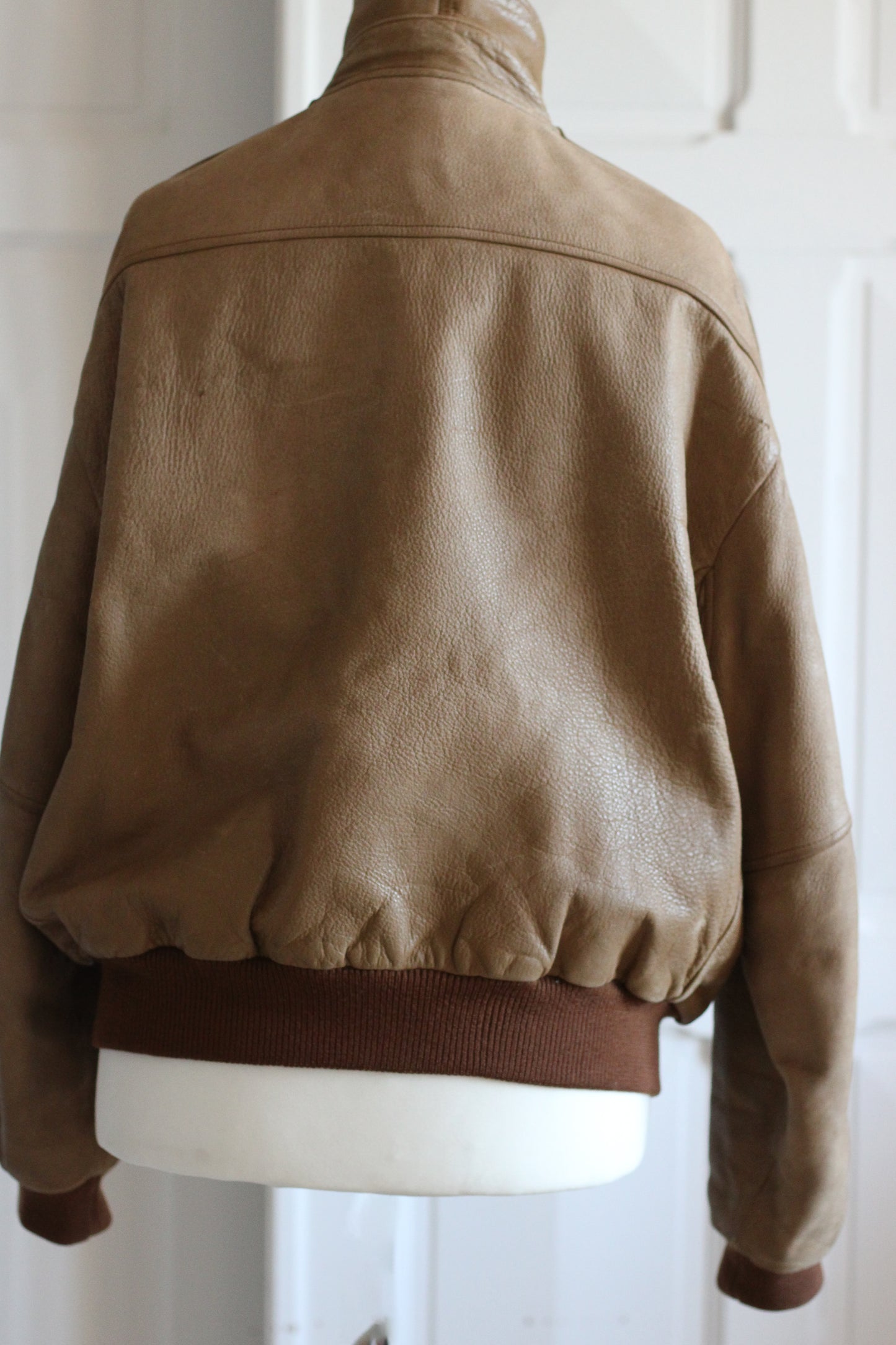 Creeks veste en cuir