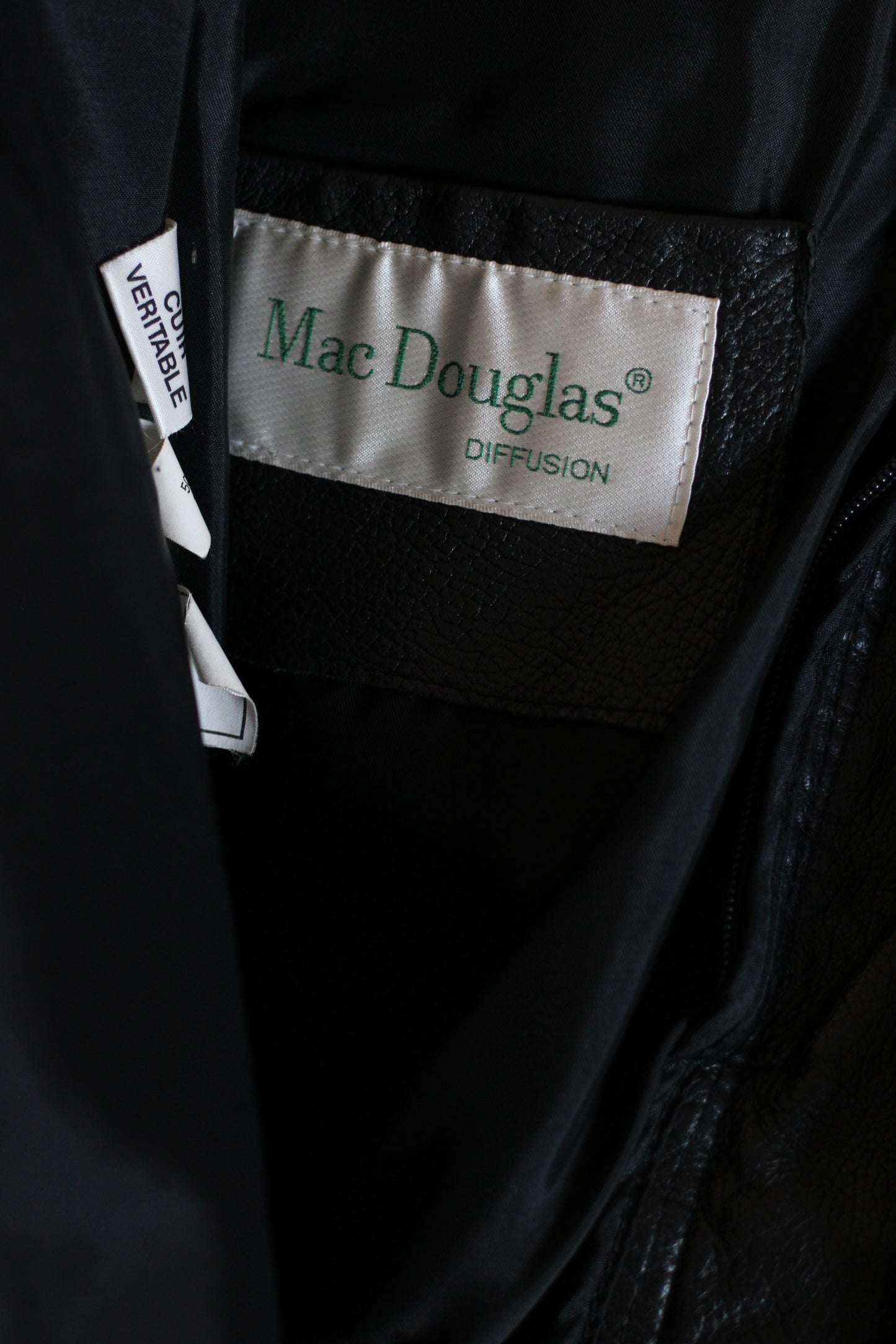 Mac Douglas veste en cuir