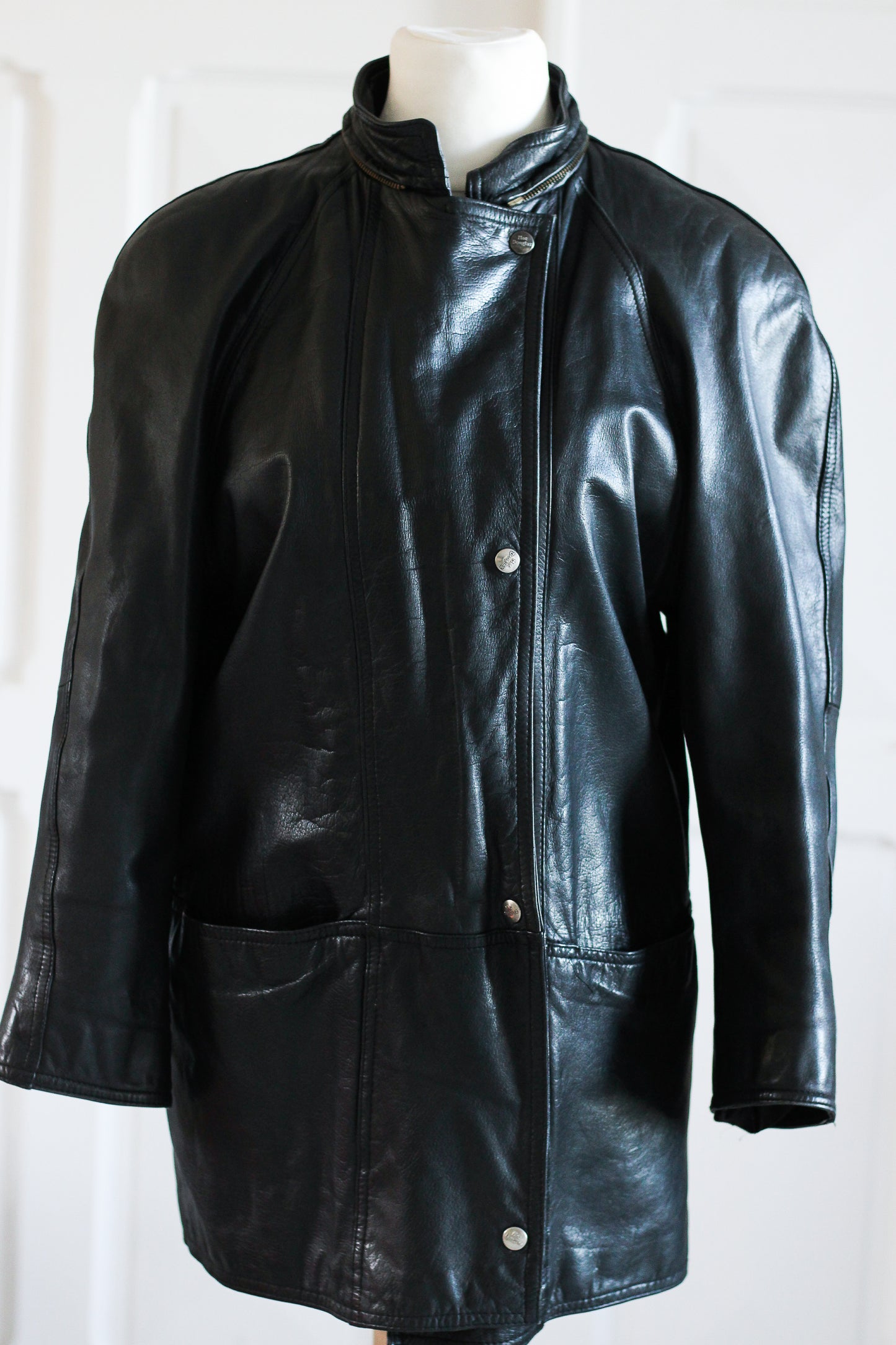 Mac Douglas veste en cuir