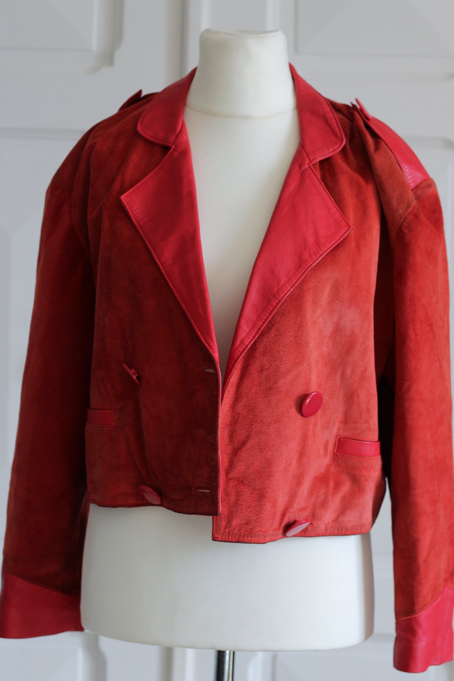 Anne D'Oral blouson cuir vintage