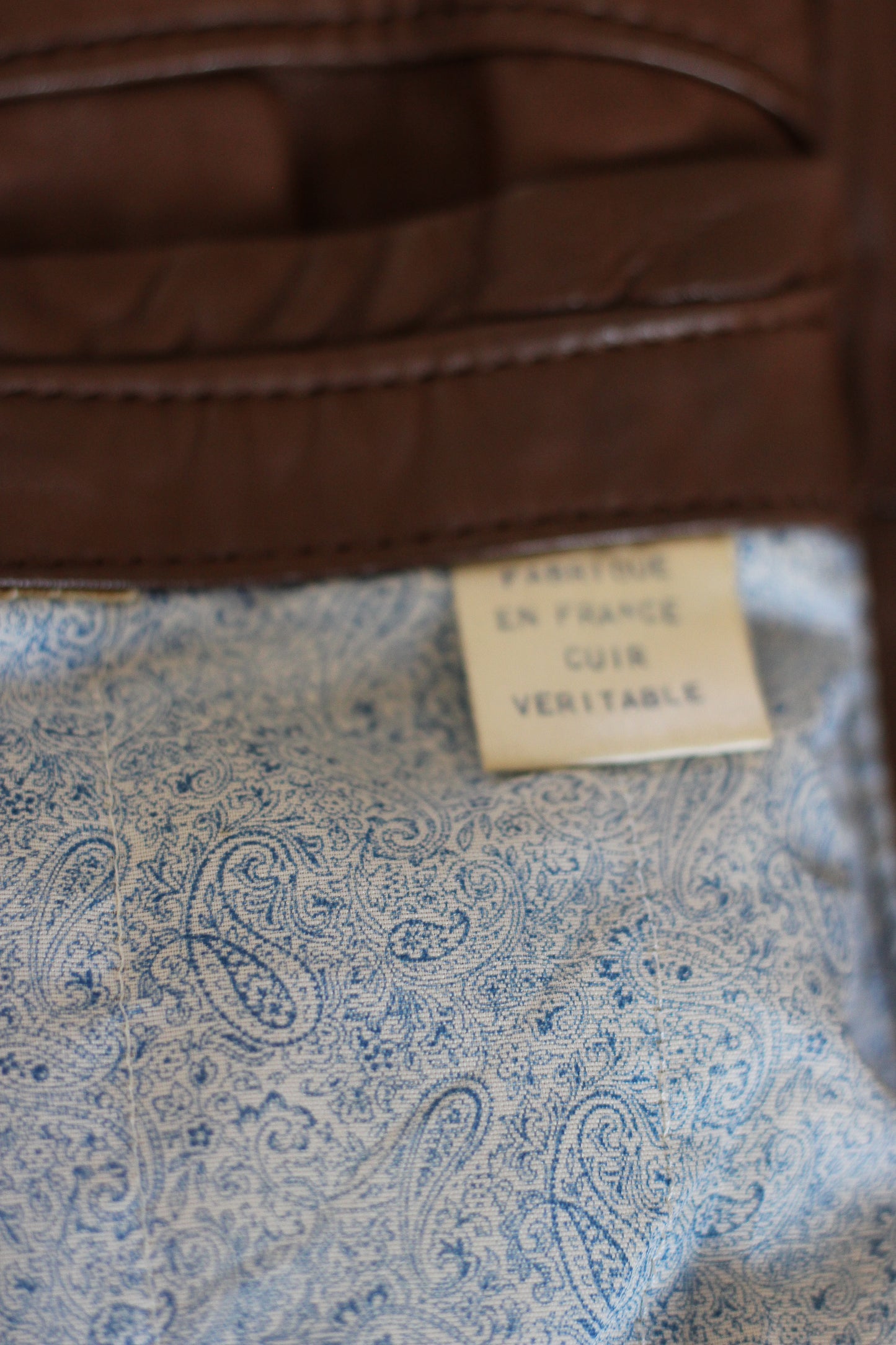 Made in Franche blouson cuir bombers