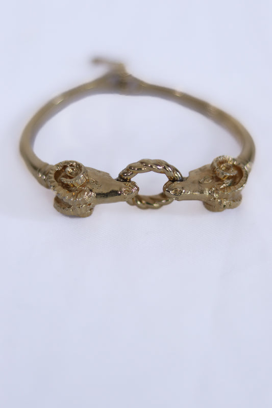 Bracelet bélier en métal