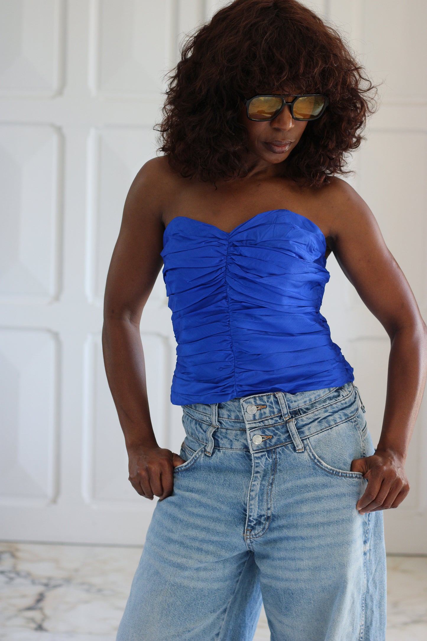 Baltai bustier en soie