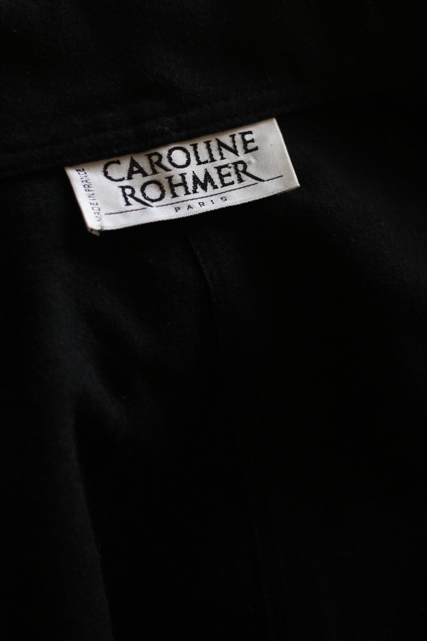 Caroline Rohmer cape en laine
