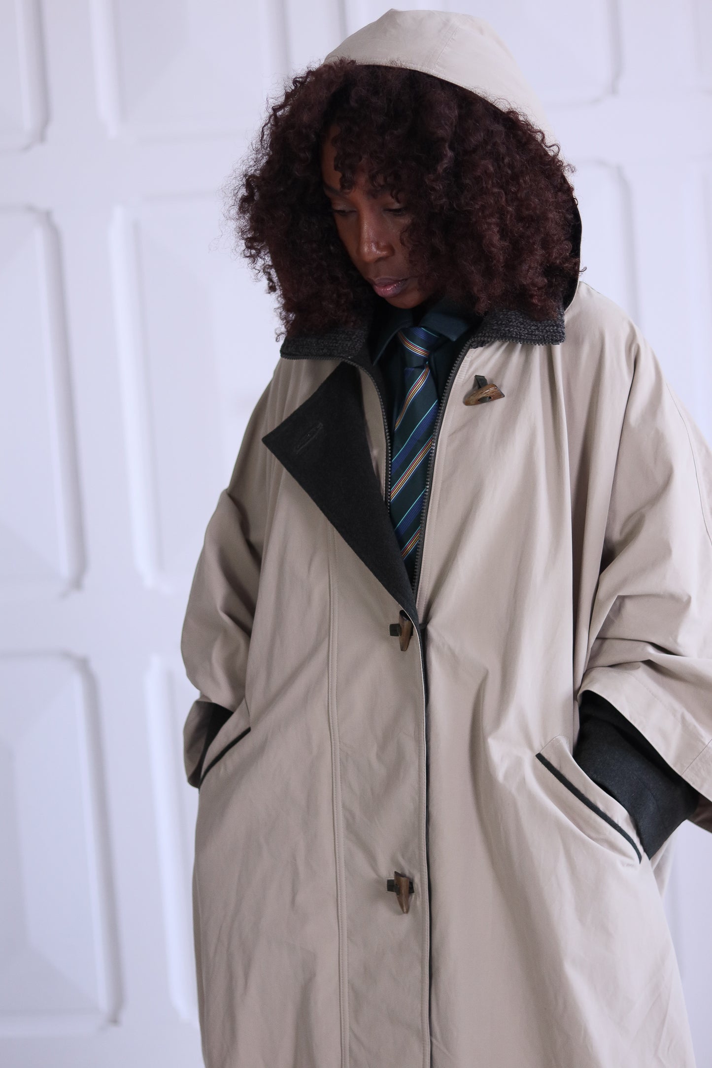 Steinbock trench cape vintage