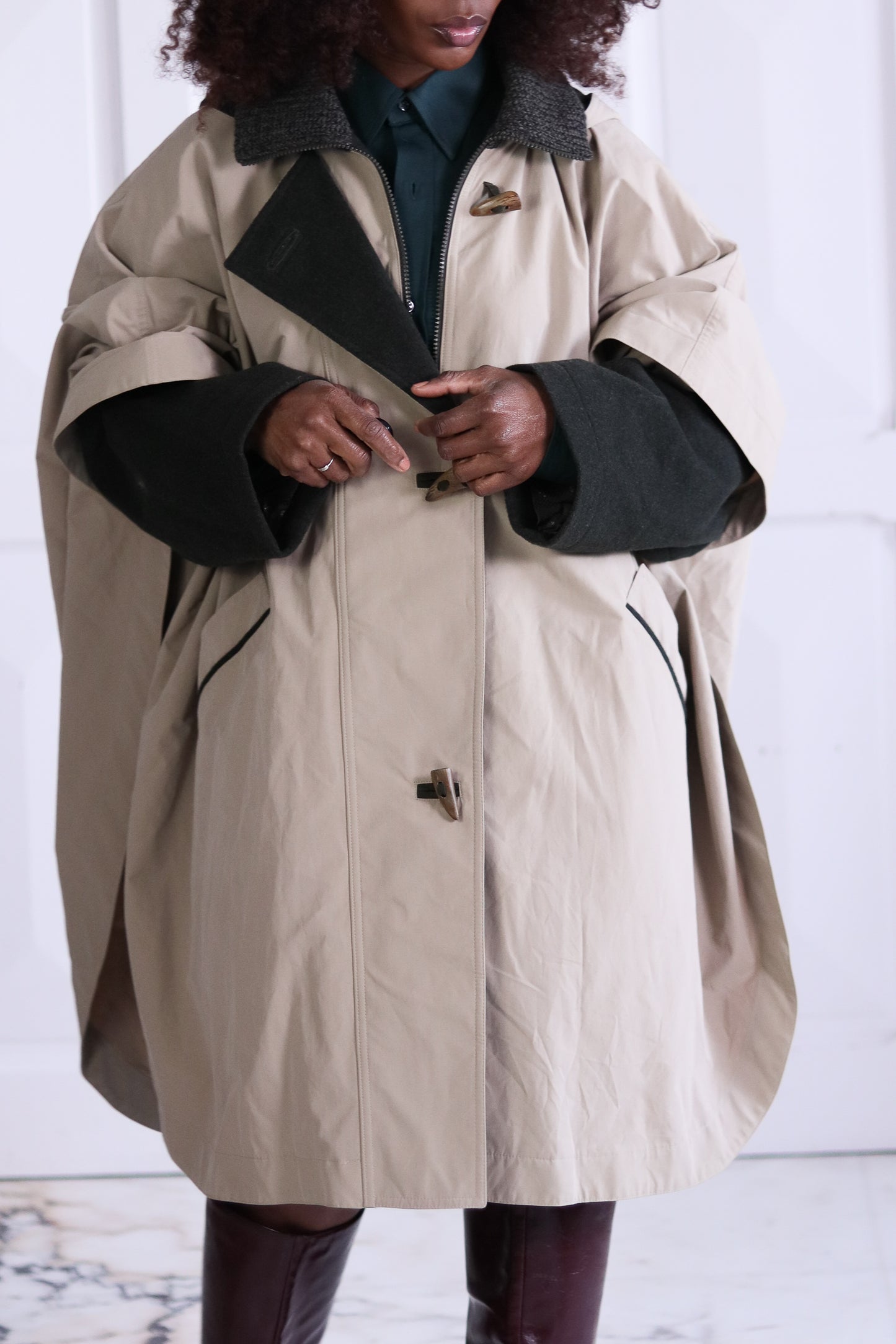 Steinbock trench cape vintage