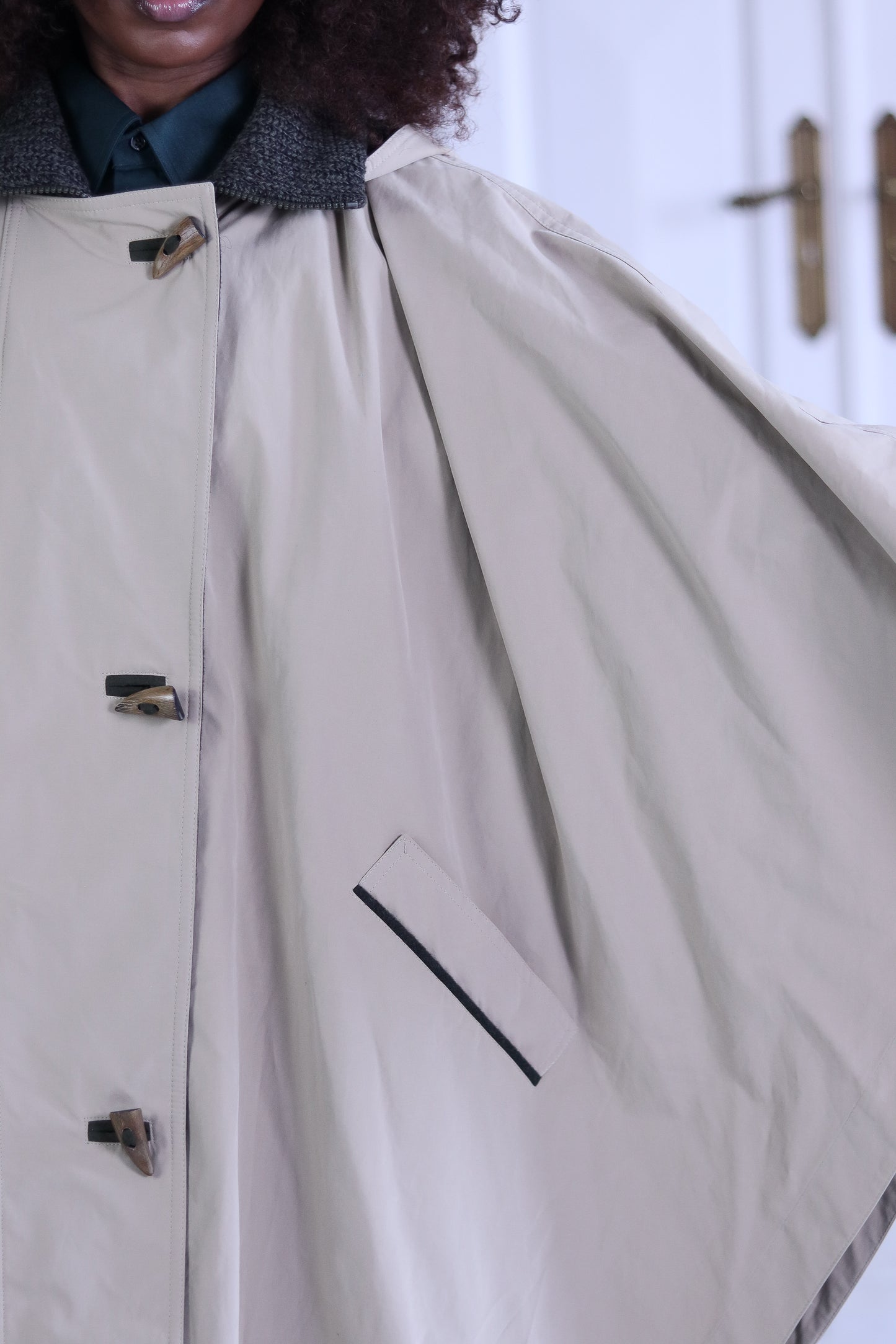 Steinbock trench cape vintage