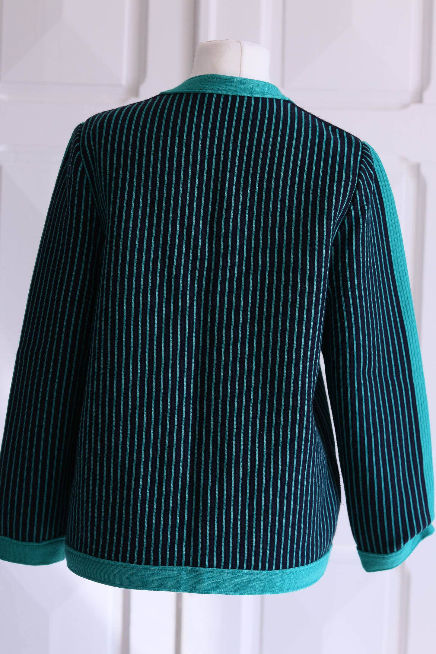 Devernois cardigan motifs rayures