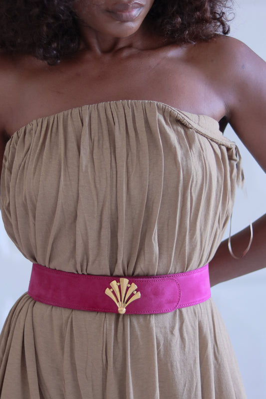 Ceinture Bailly velour daim