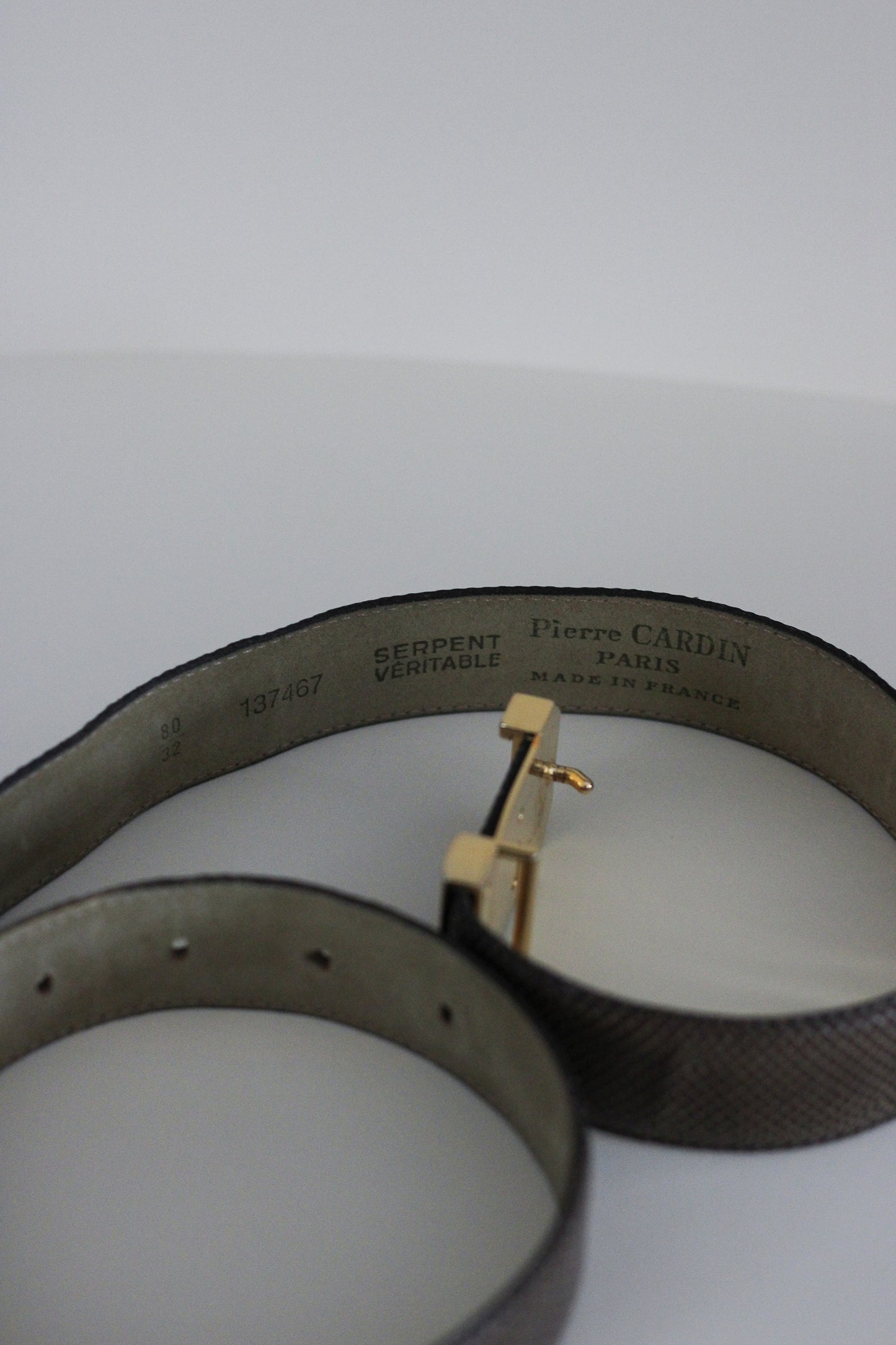 Ceinture  Pierre Cardin en cuir véritable