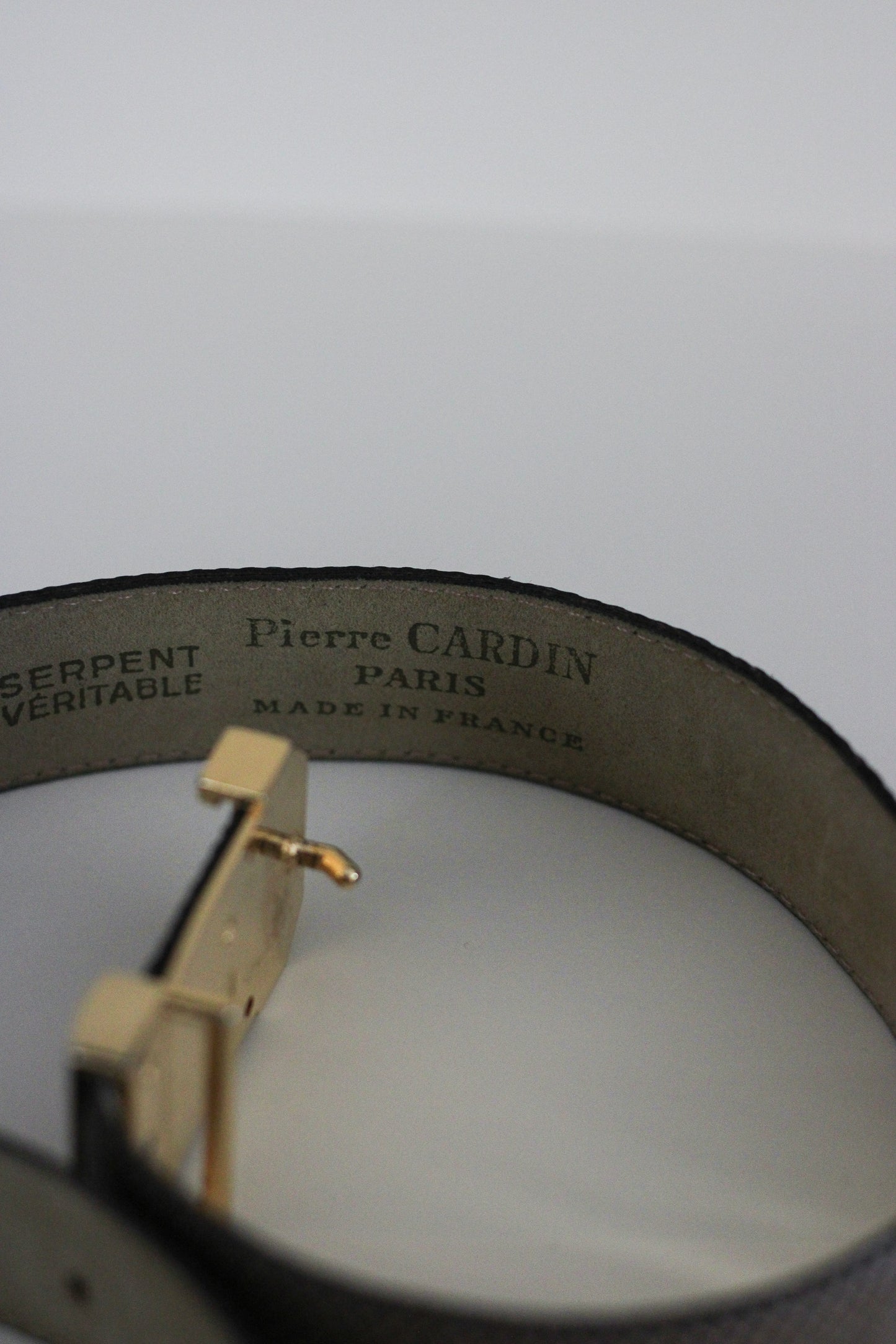 Ceinture  Pierre Cardin en cuir véritable
