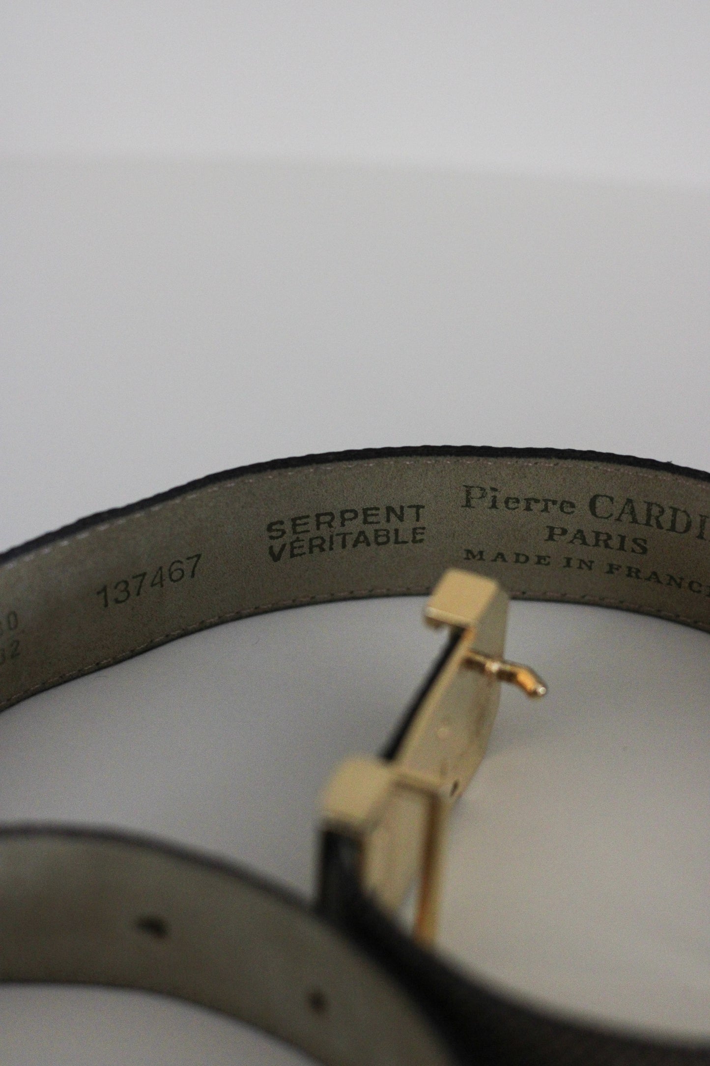 Ceinture  Pierre Cardin en cuir véritable