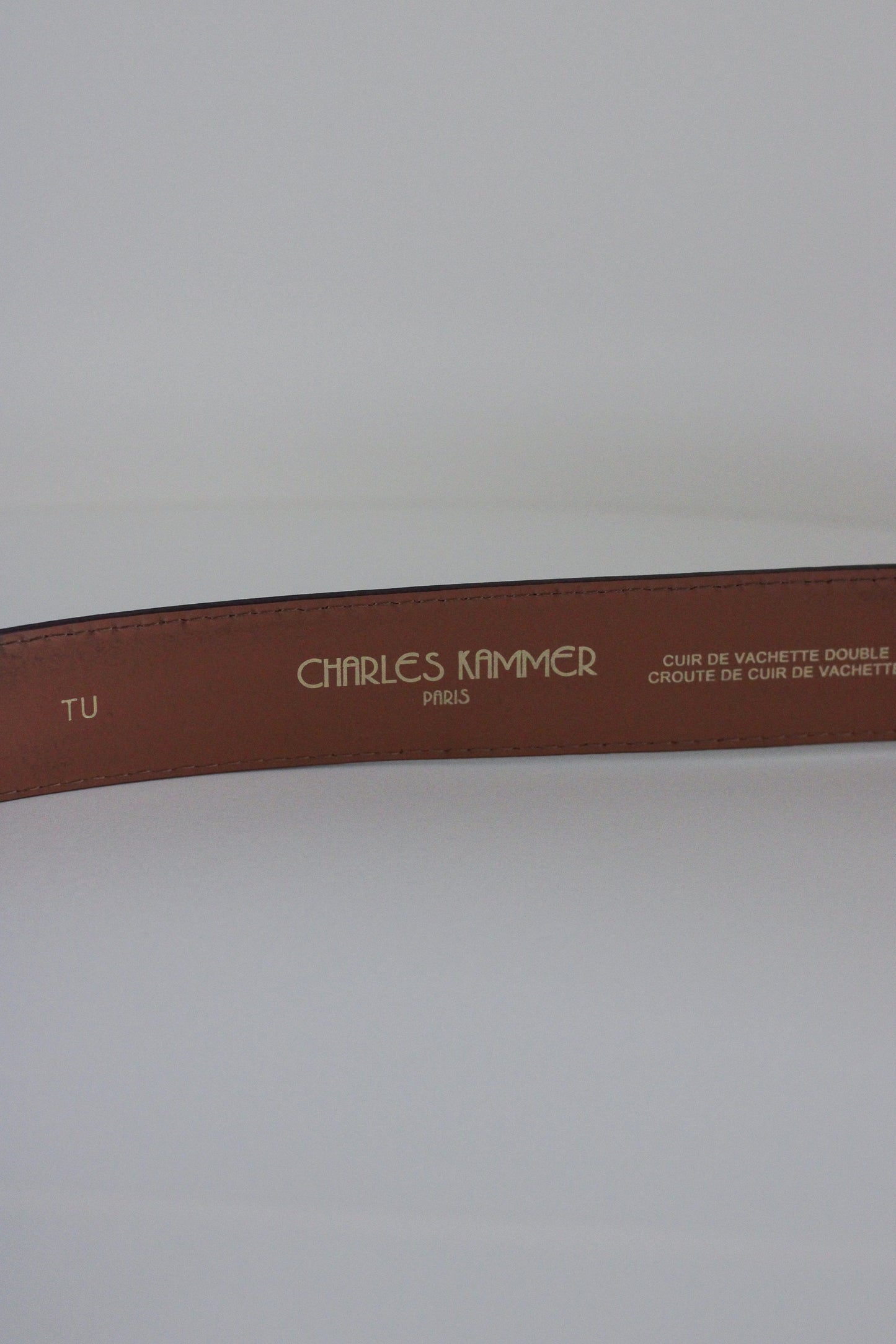 Ceinture  en cuir Charles Kammer