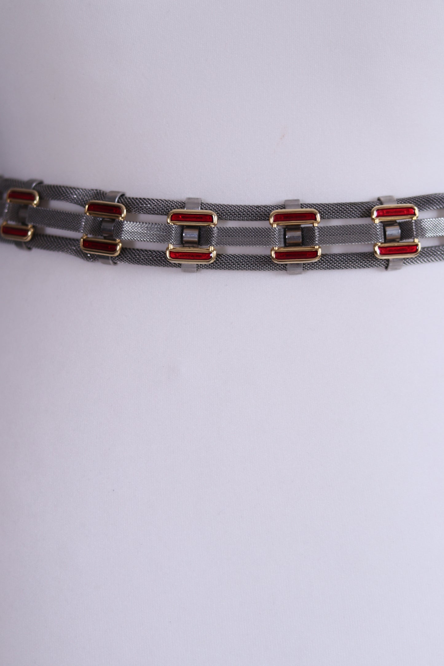 Nanni ceinture cuir et métal