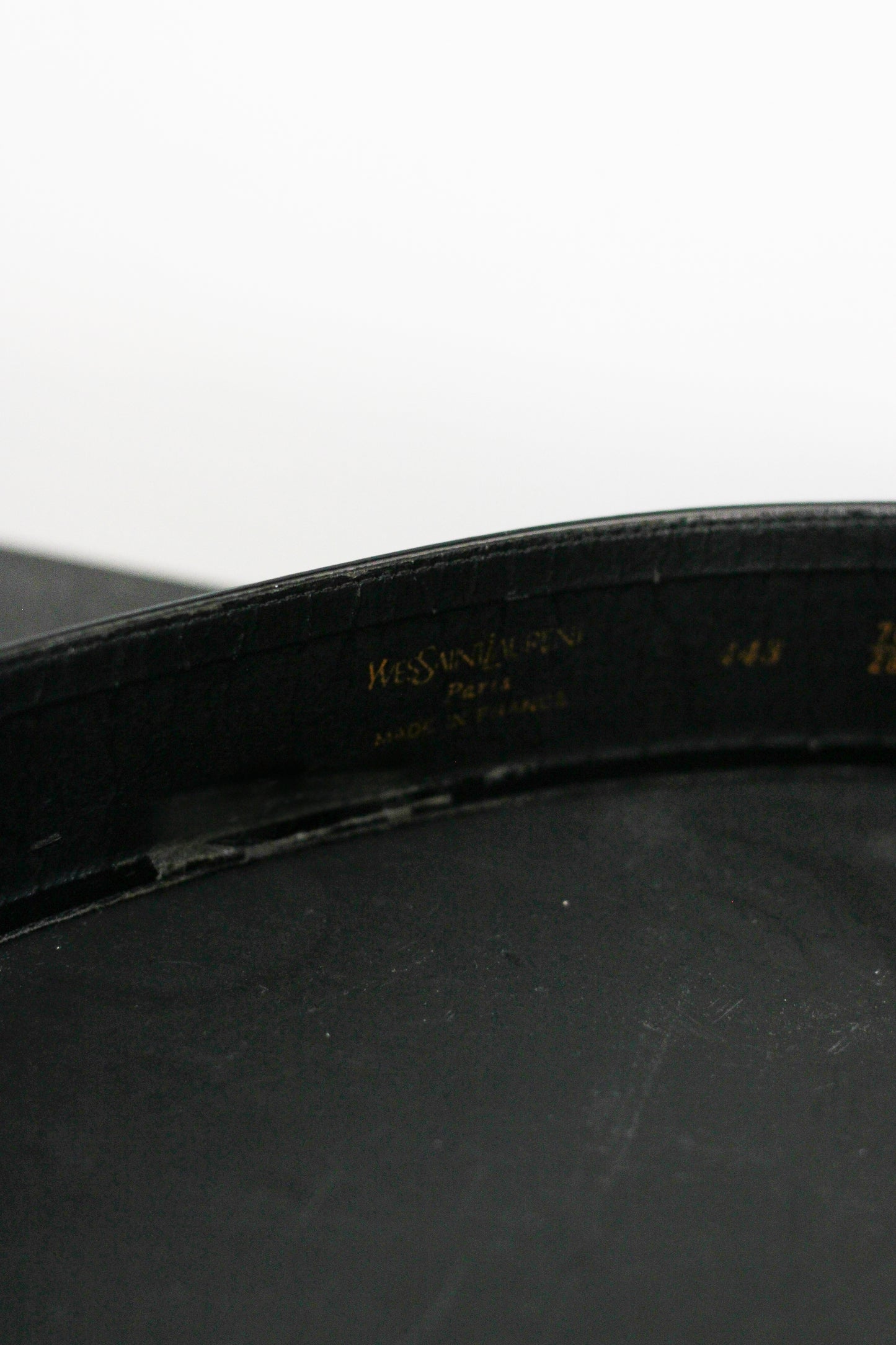 YSL ceinture en cuir vintage