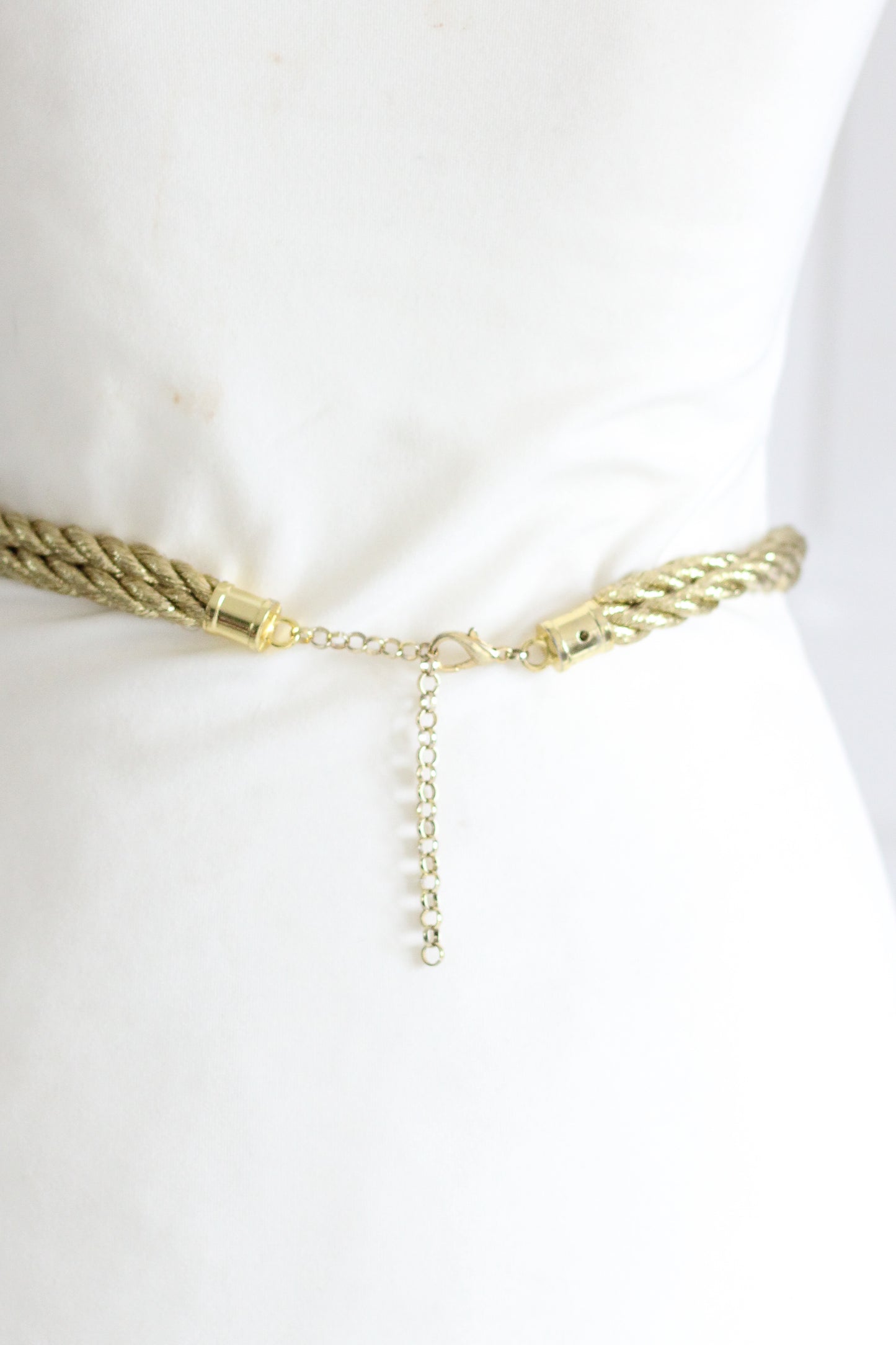 Ceinture en cordon doré