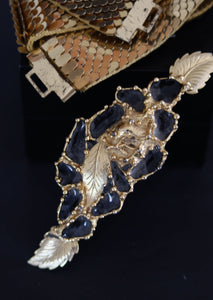 Ceinture en métal doré