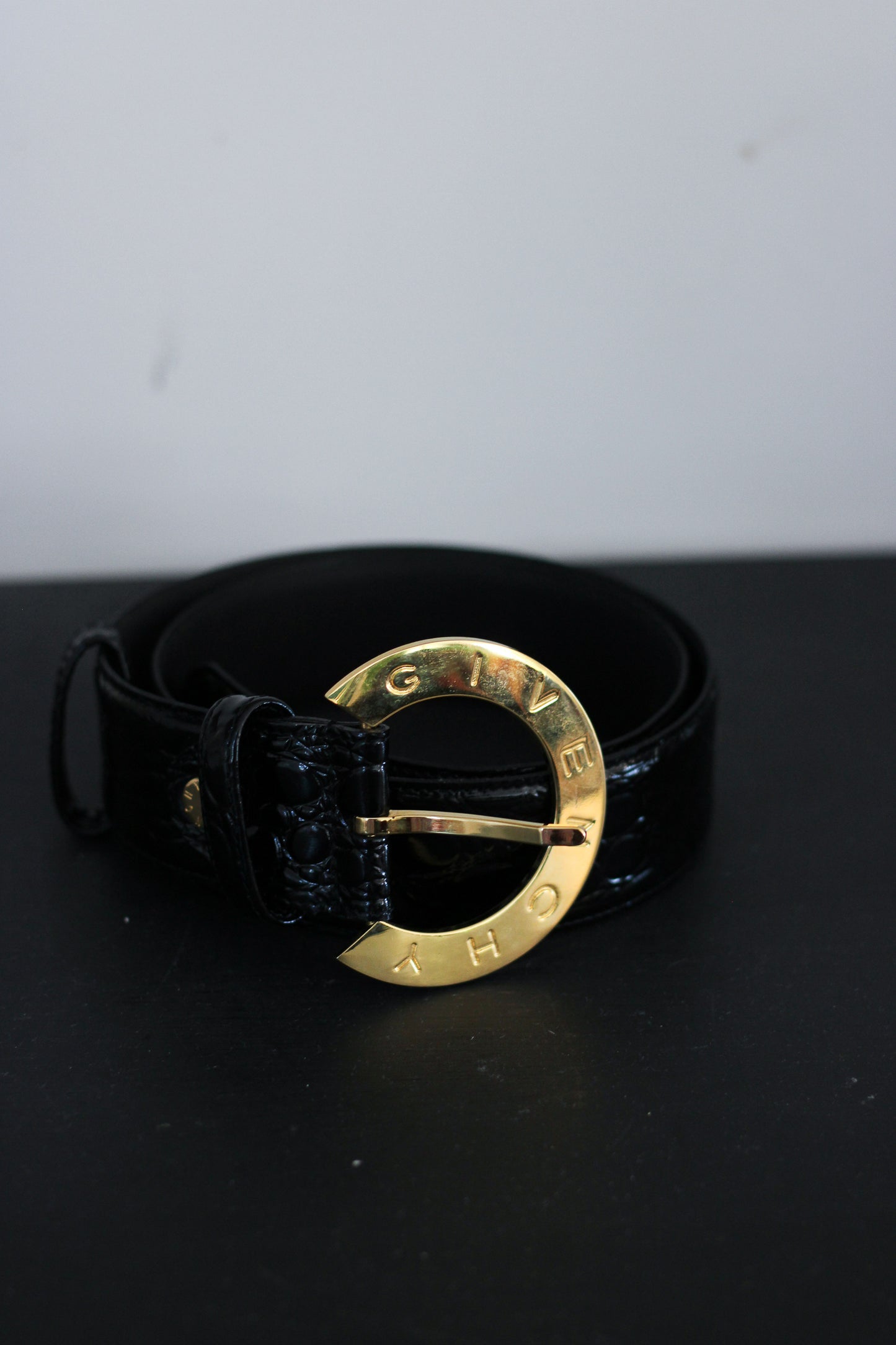 Givenchy ceinture en cuir vintage