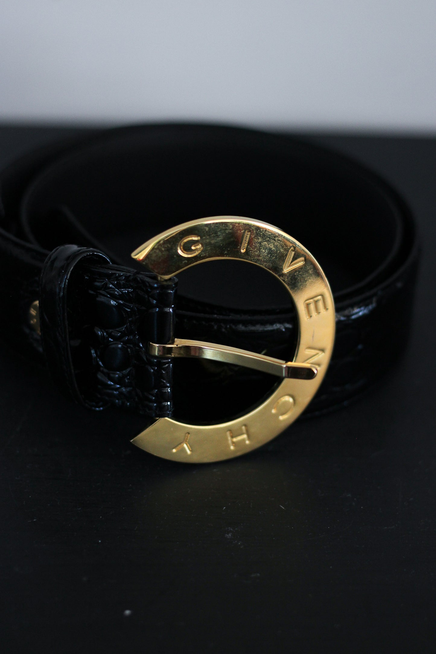 Givenchy ceinture en cuir vintage