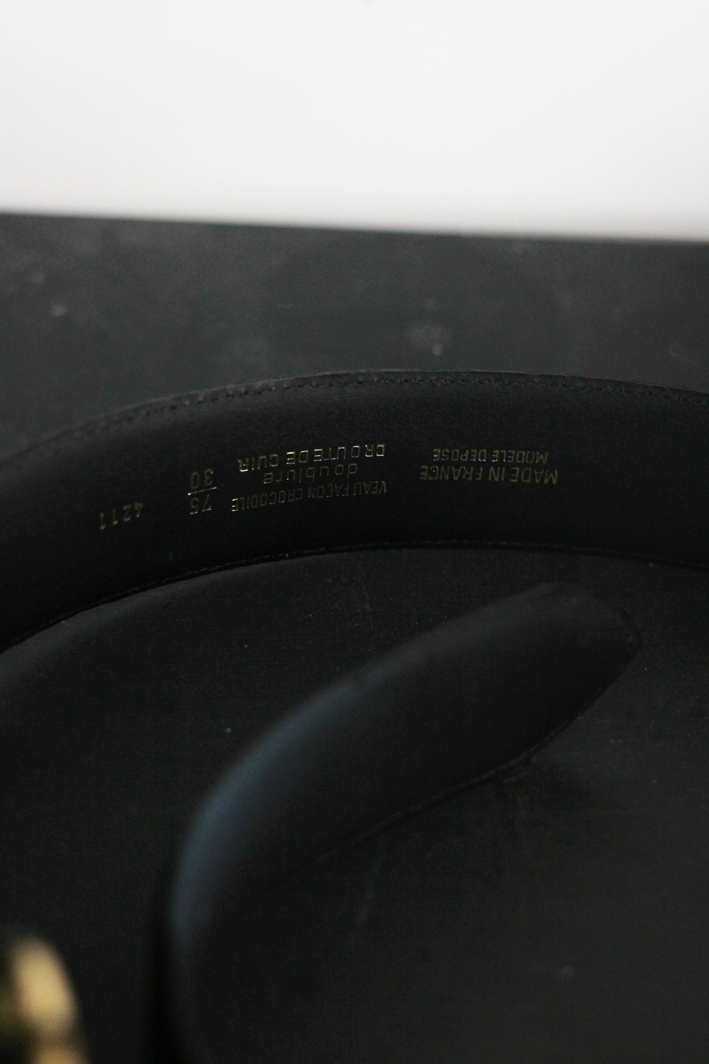 Givenchy ceinture en cuir vintage