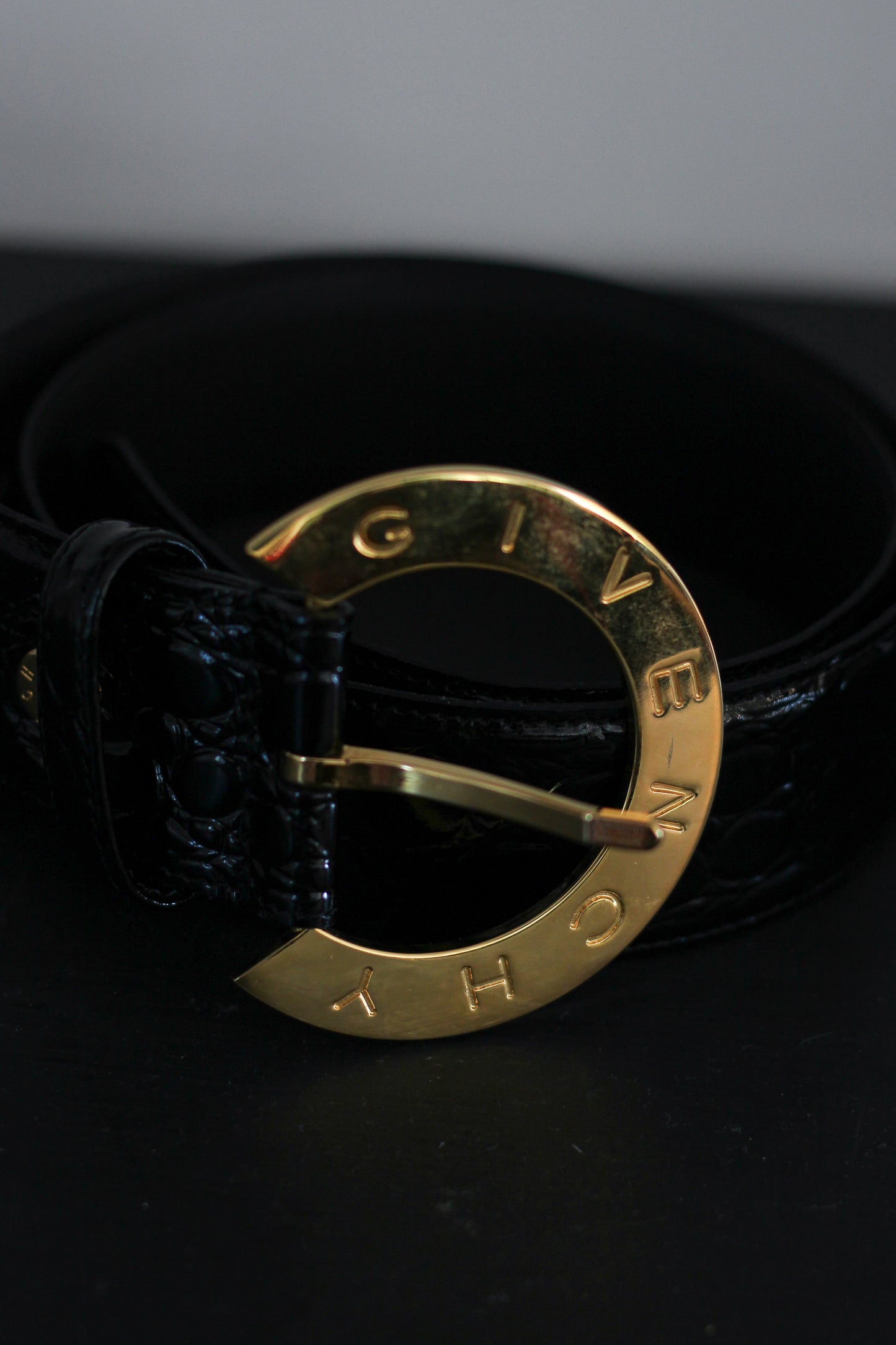 Givenchy ceinture en cuir vintage