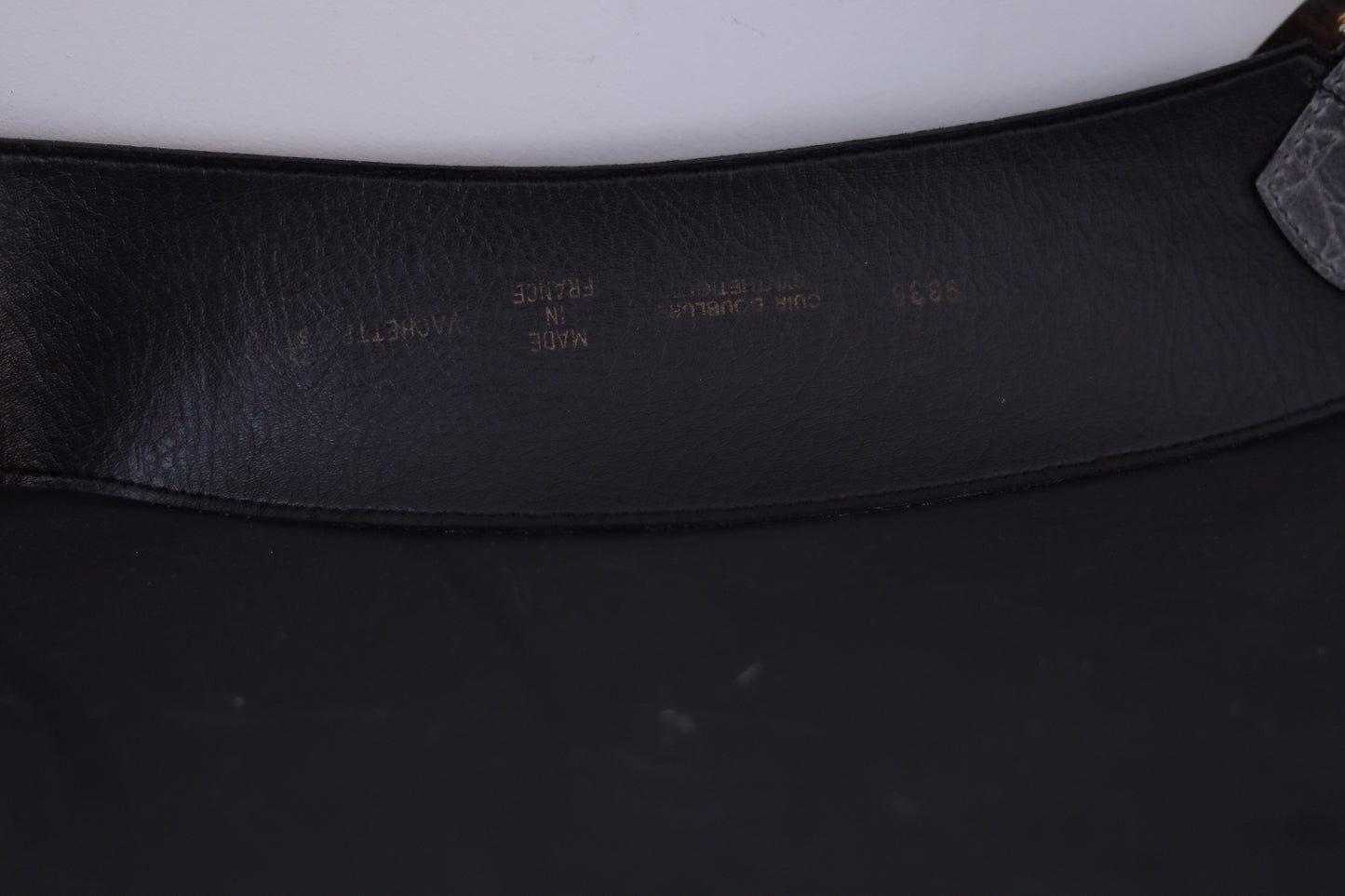 Ceinture cuir  vintage 80