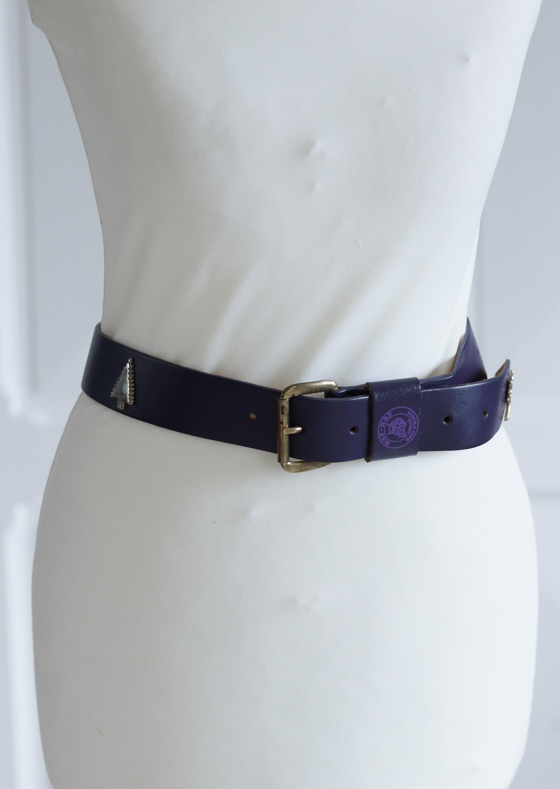 Ceinture vintage en cuir Naf Naf imodi