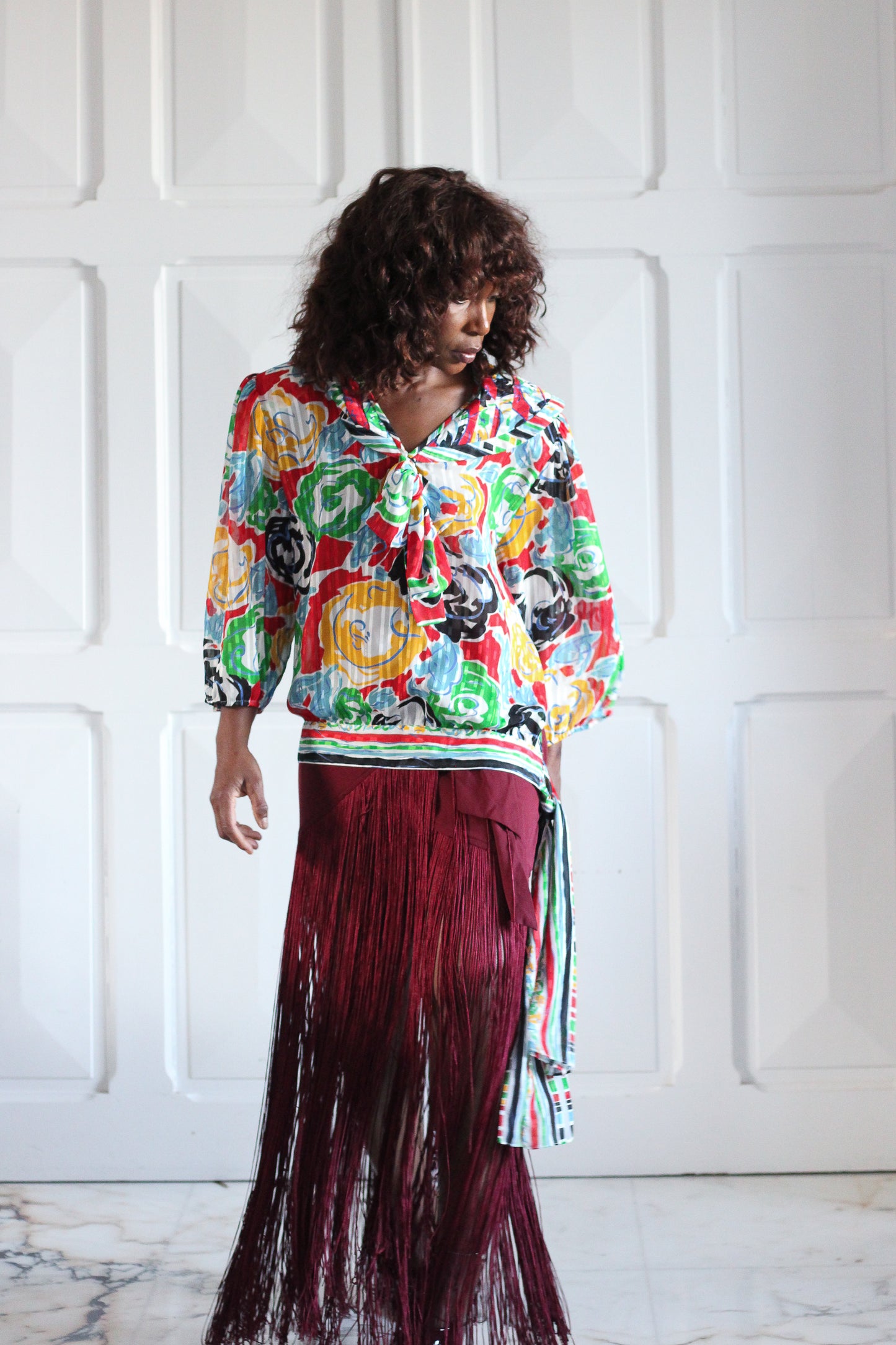 Kanga Collection blouse fluide