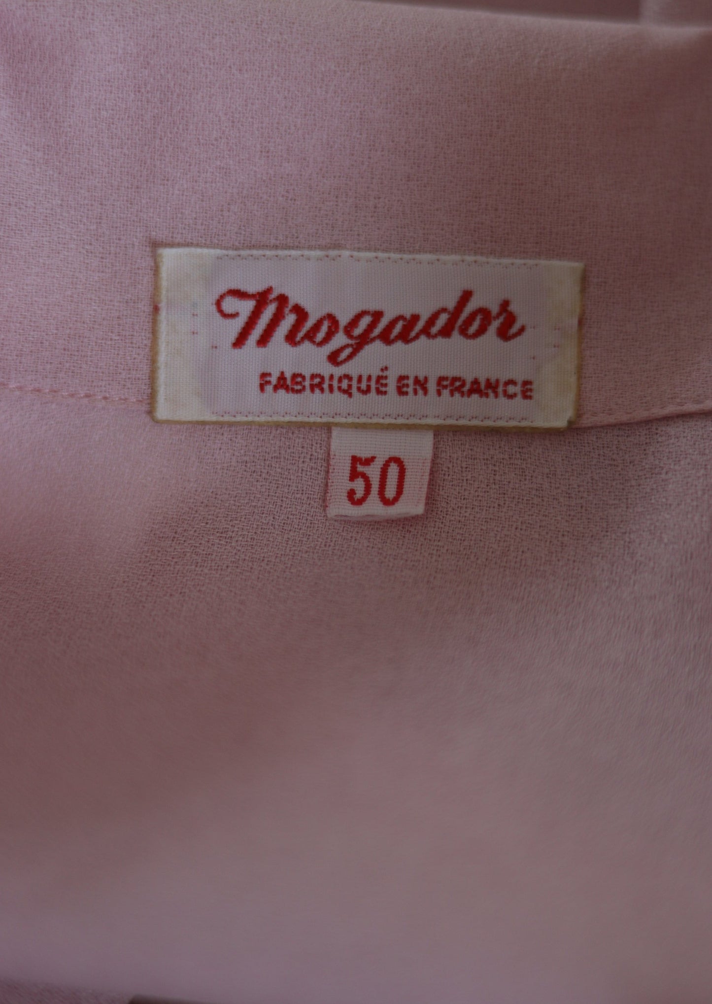 MOGADOR chemisier rose