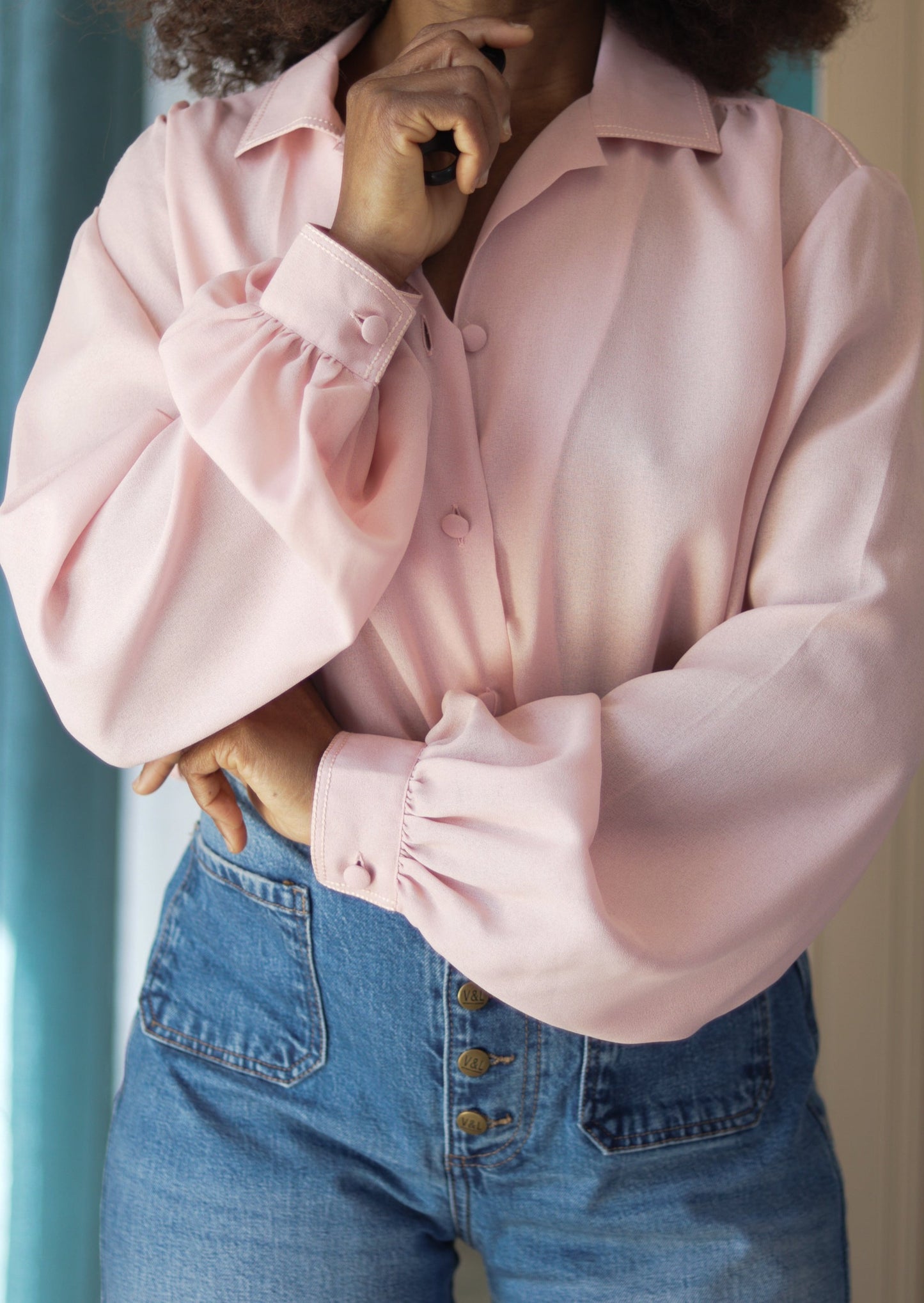 MOGADOR chemisier rose
