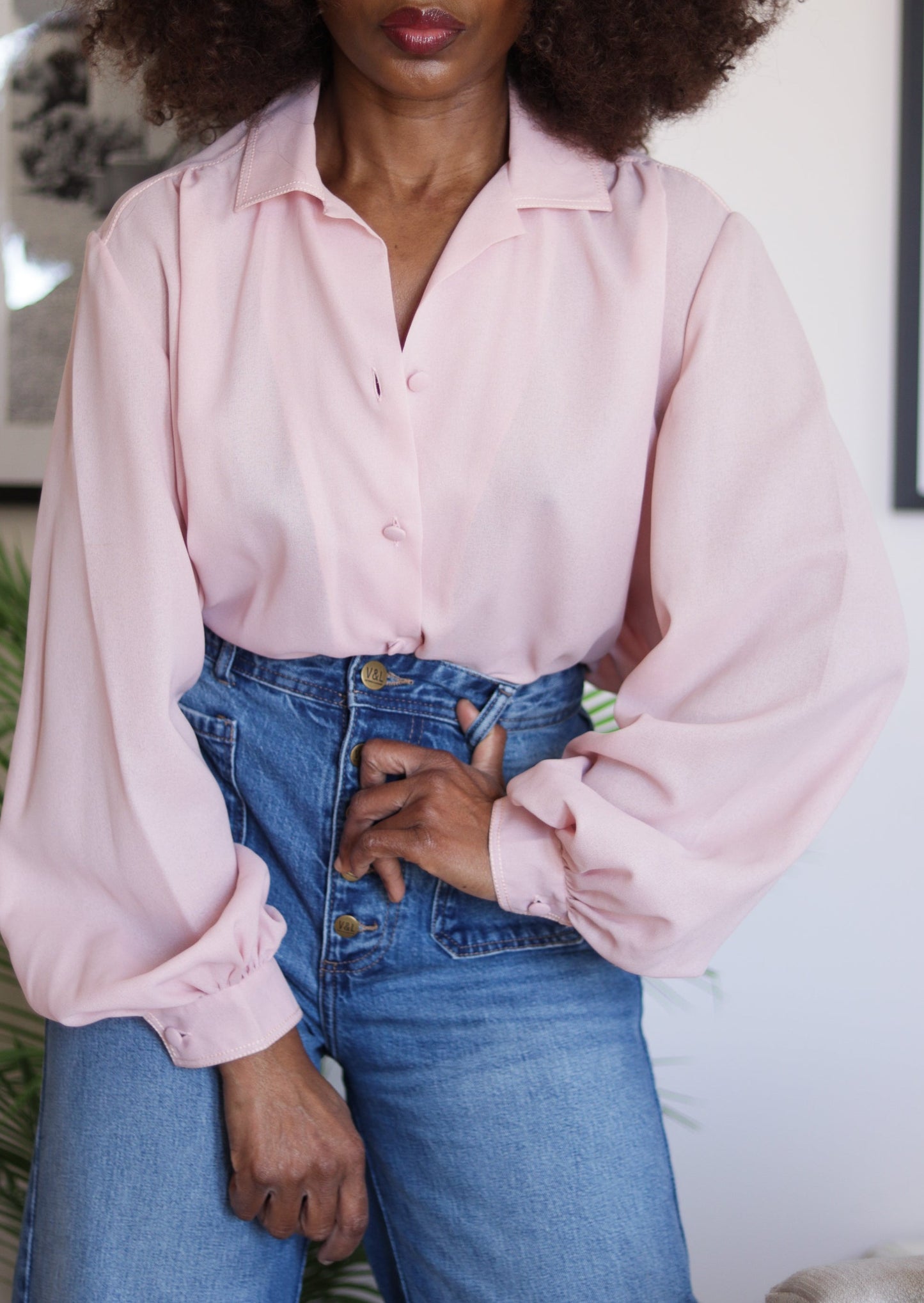 MOGADOR chemisier rose